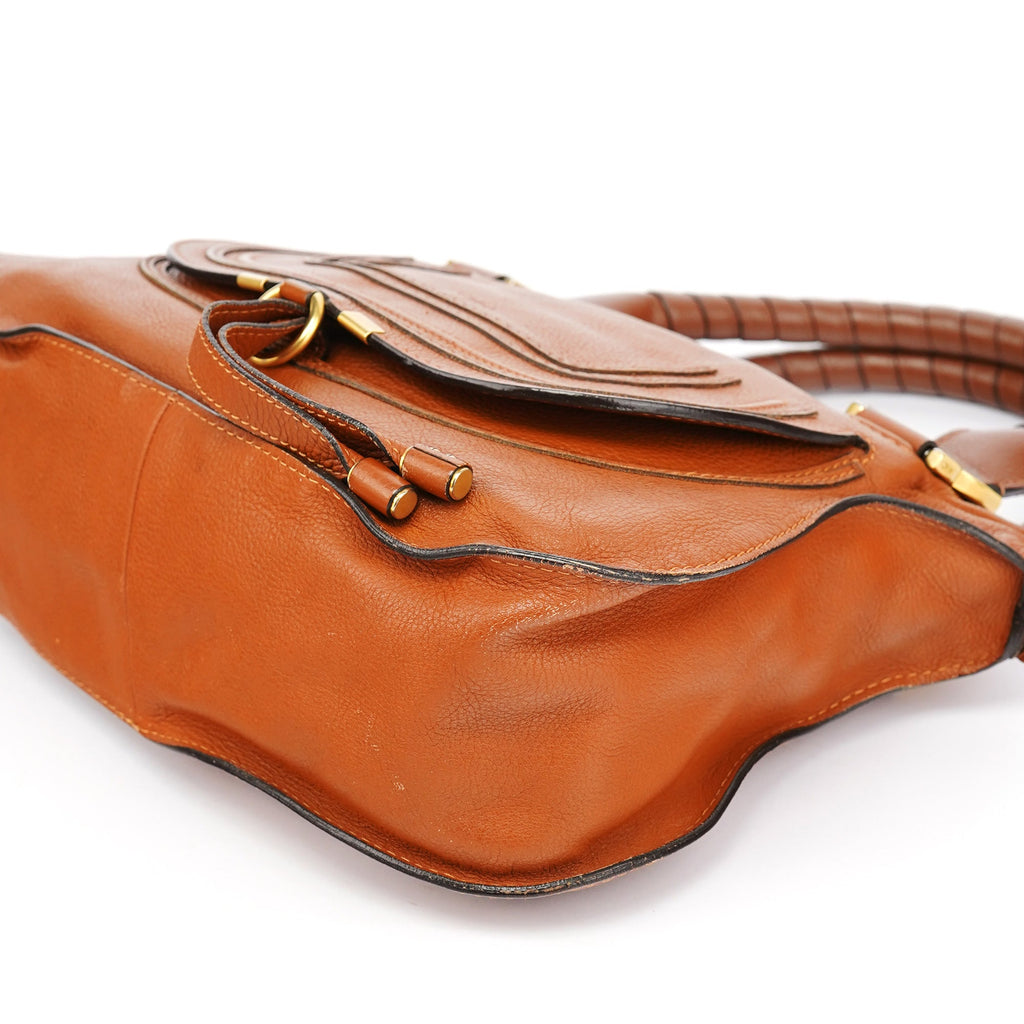 Brown Leather Marcie 2-Way Bag
