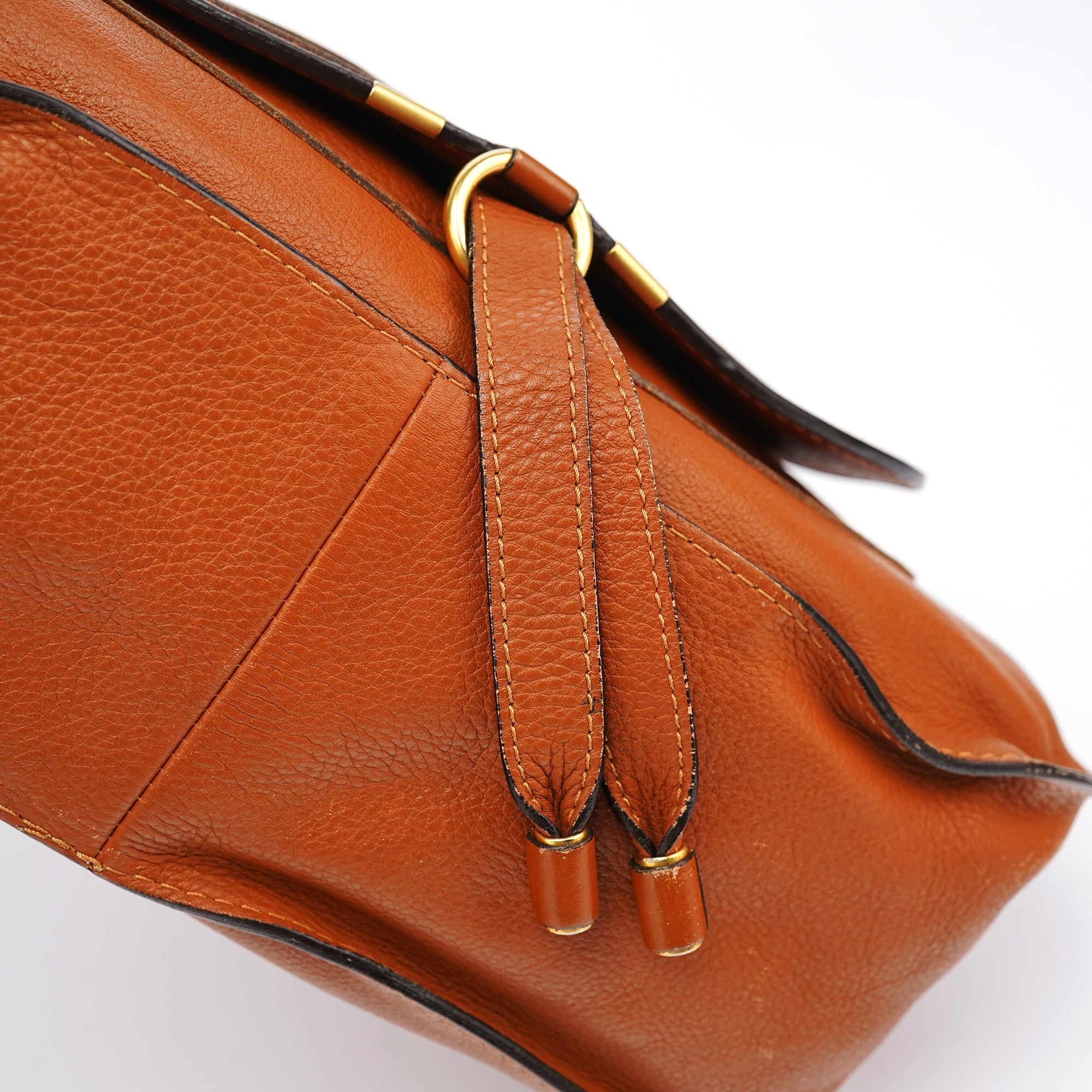 Brown Leather Marcie 2-Way Bag