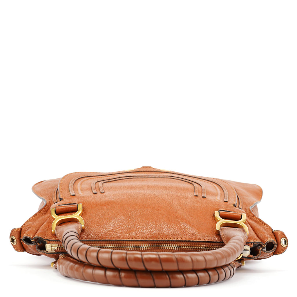 Brown Leather Marcie 2-Way Bag
