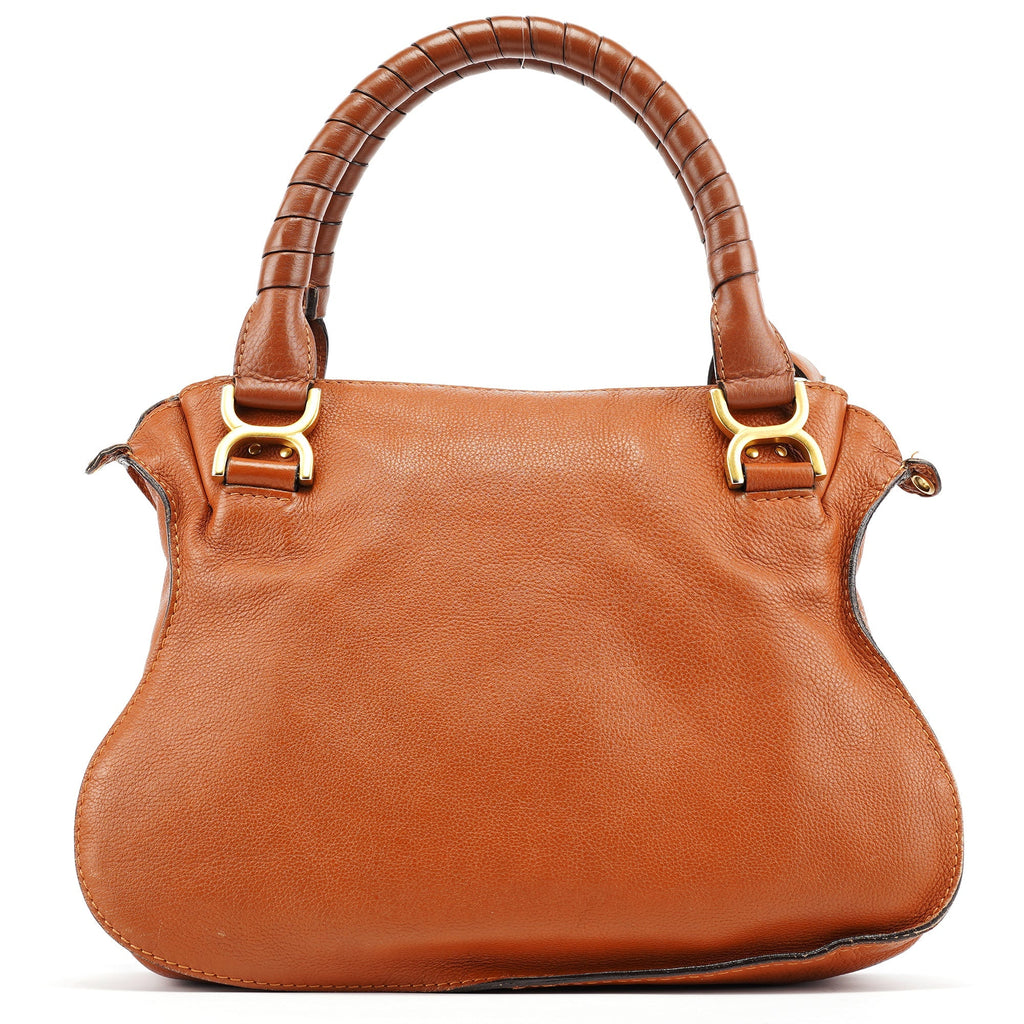 Brown Leather Marcie 2-Way Bag