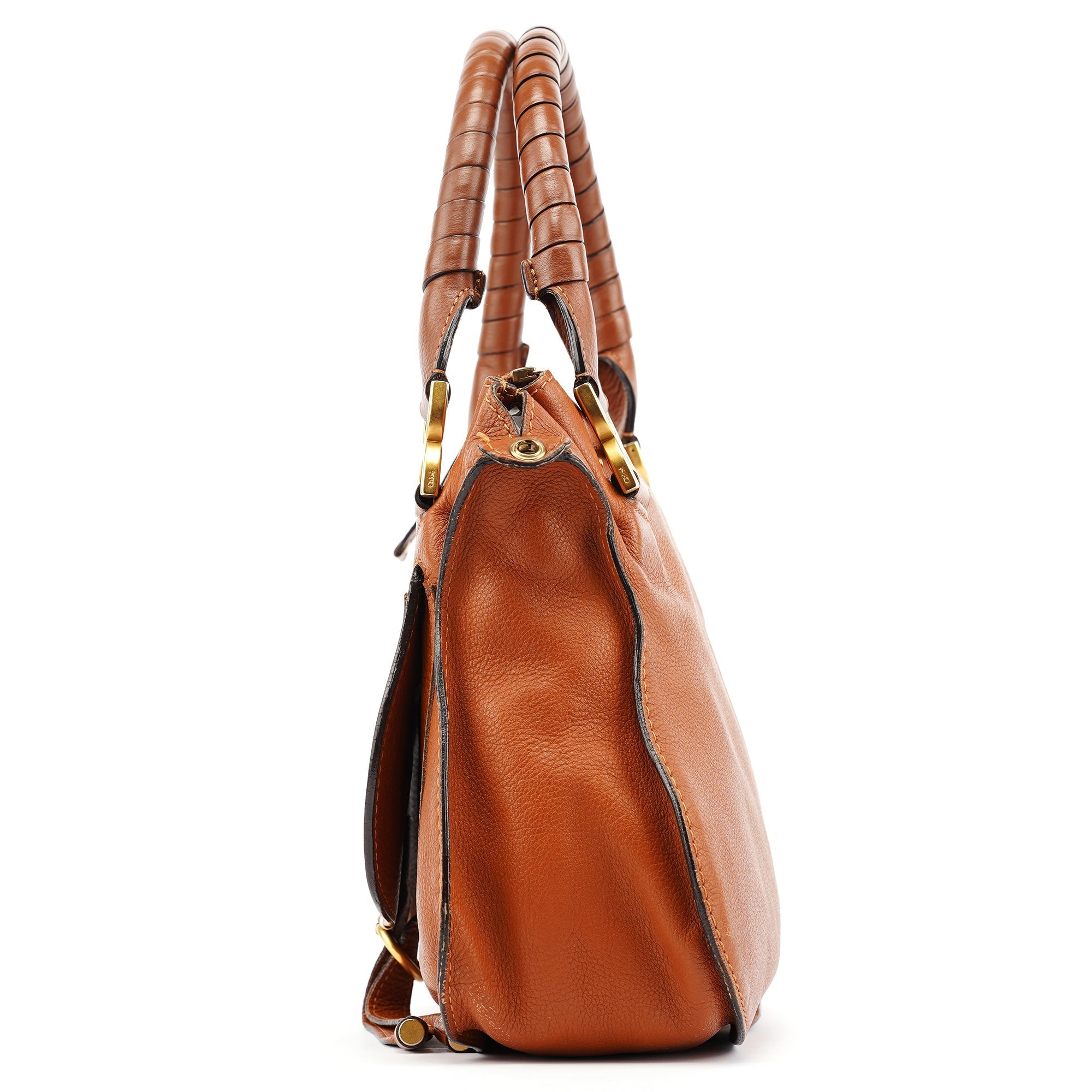 Brown Leather Marcie 2-Way Bag
