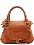 Brown Leather Marcie 2-Way Bag