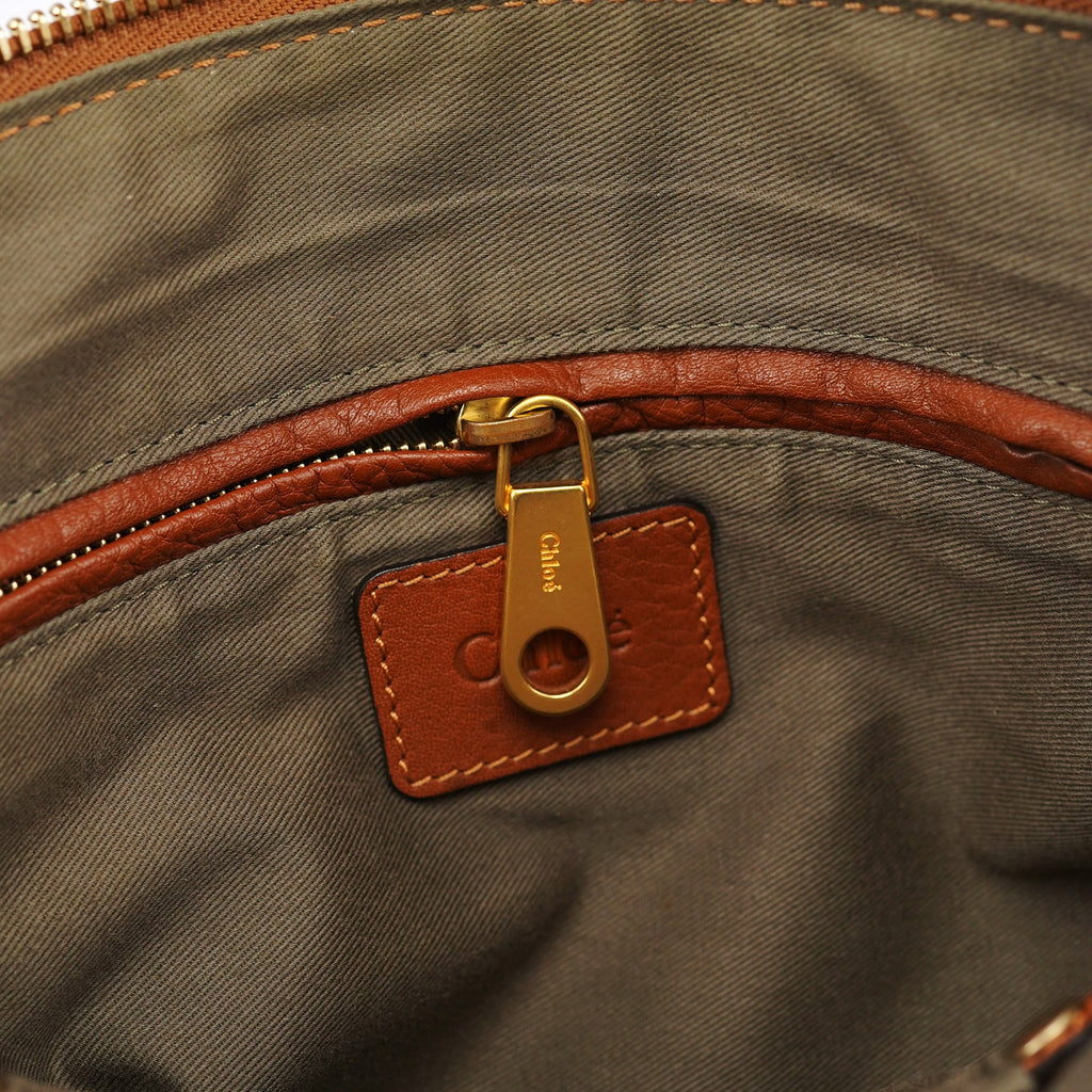 Brown Leather Marcie 2-Way Bag