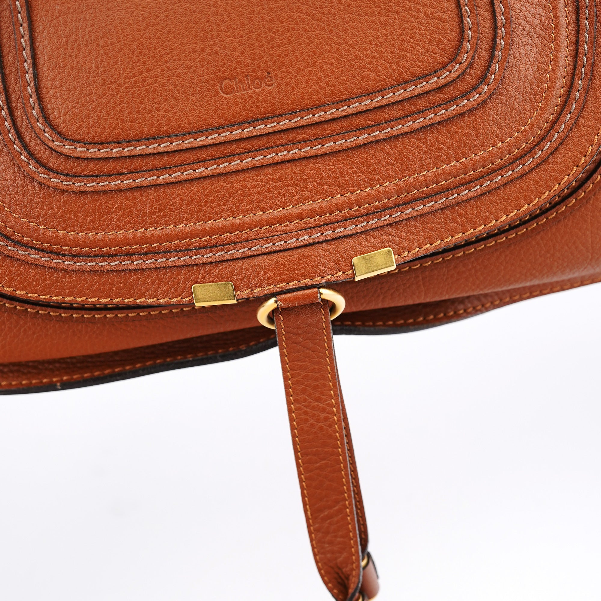 Brown Leather Marcie 2-Way Bag