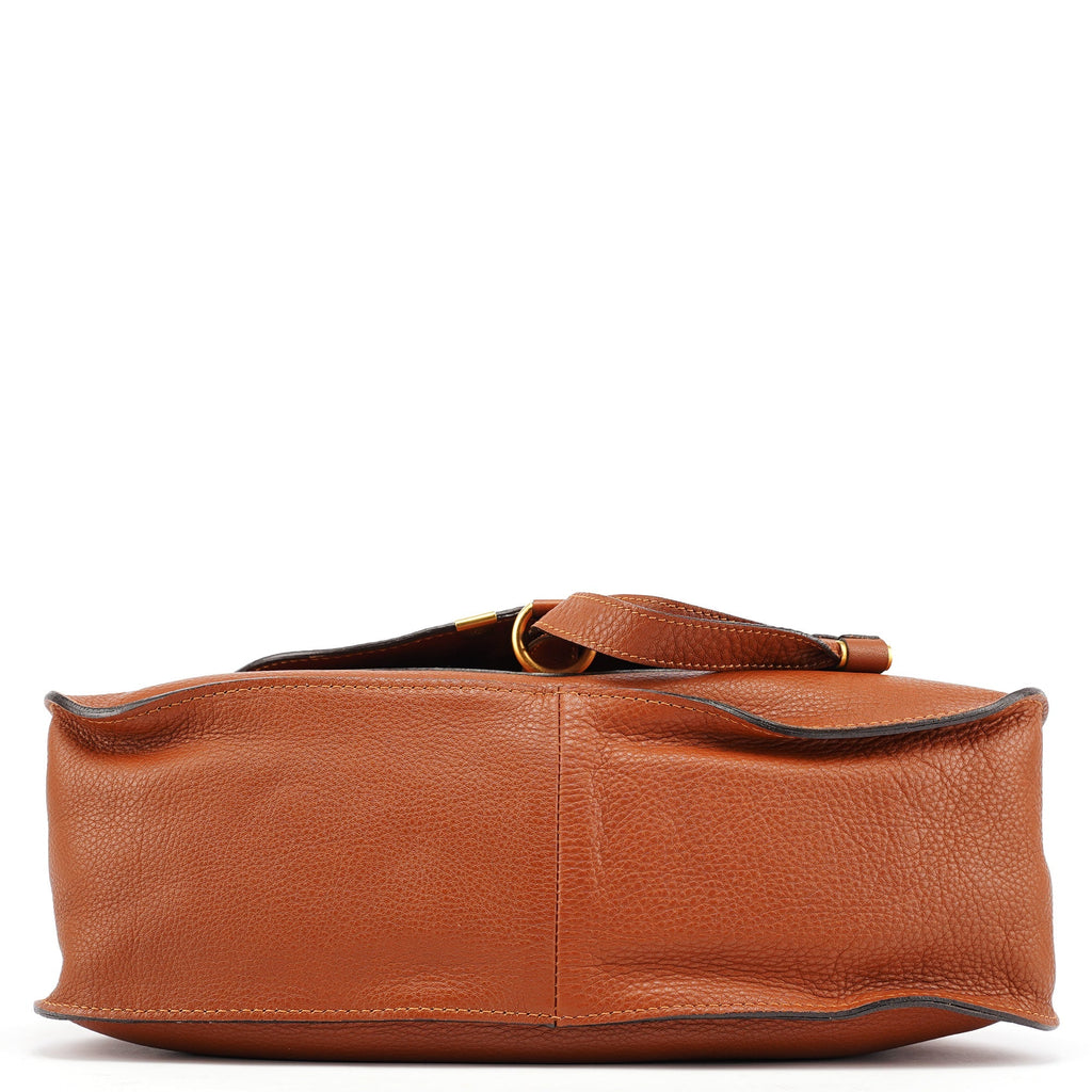 Brown Leather Marcie 2-Way Bag