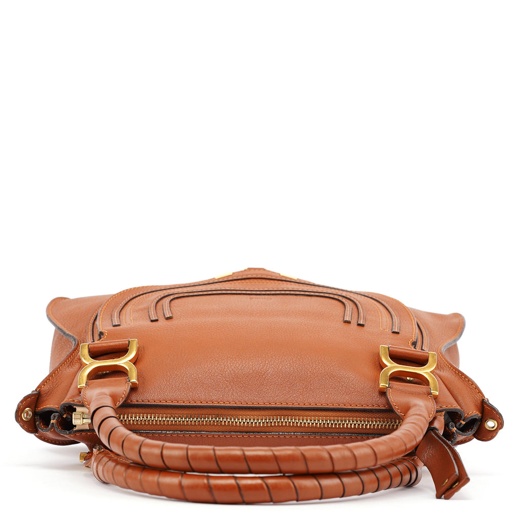 Brown Leather Marcie 2-Way Bag
