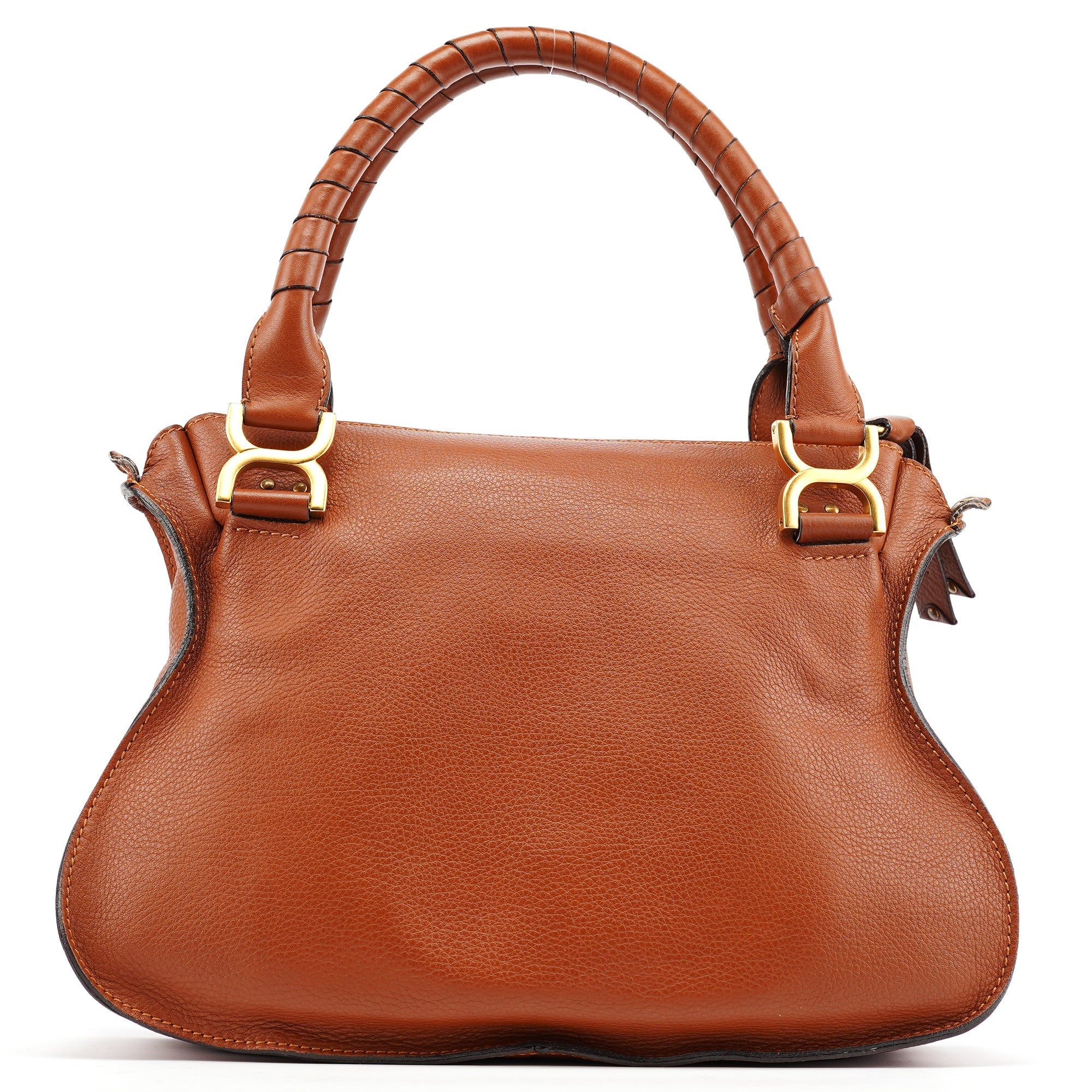 Brown Leather Marcie 2-Way Bag