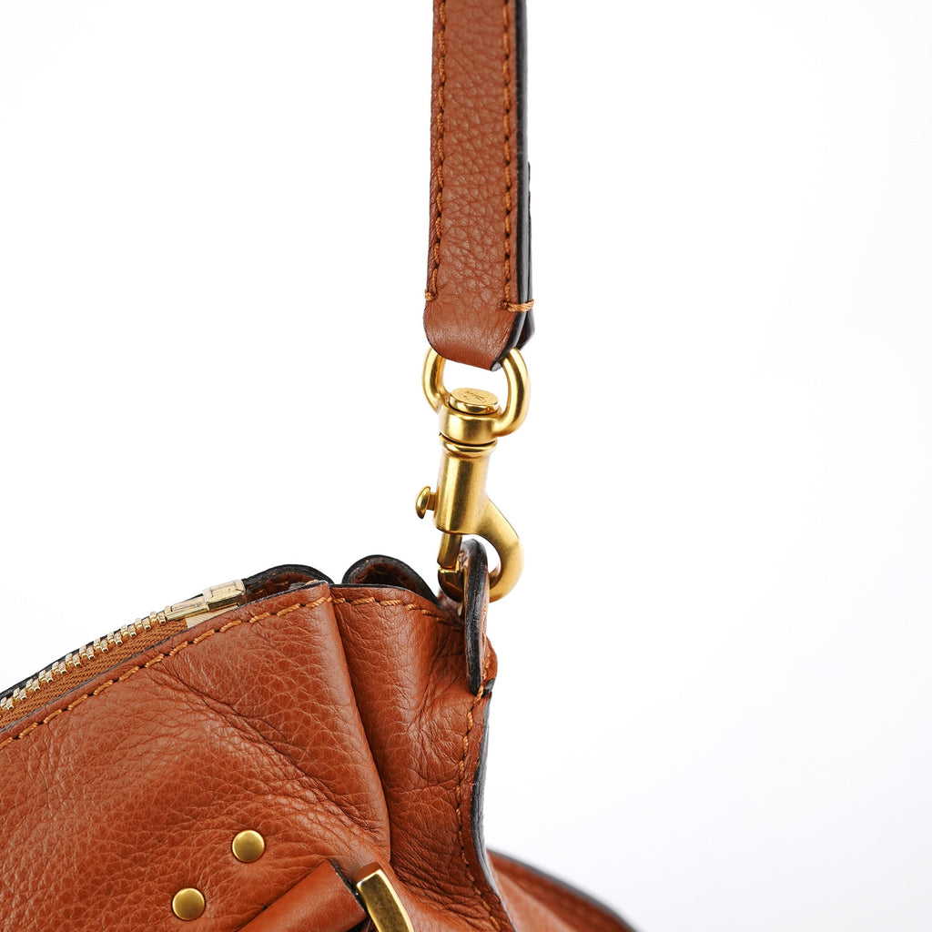 Brown Leather Marcie 2-Way Bag