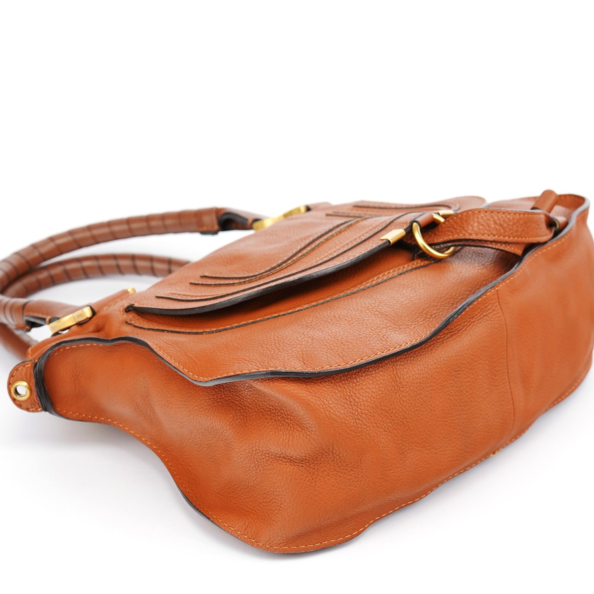 Brown Leather Marcie 2-Way Bag