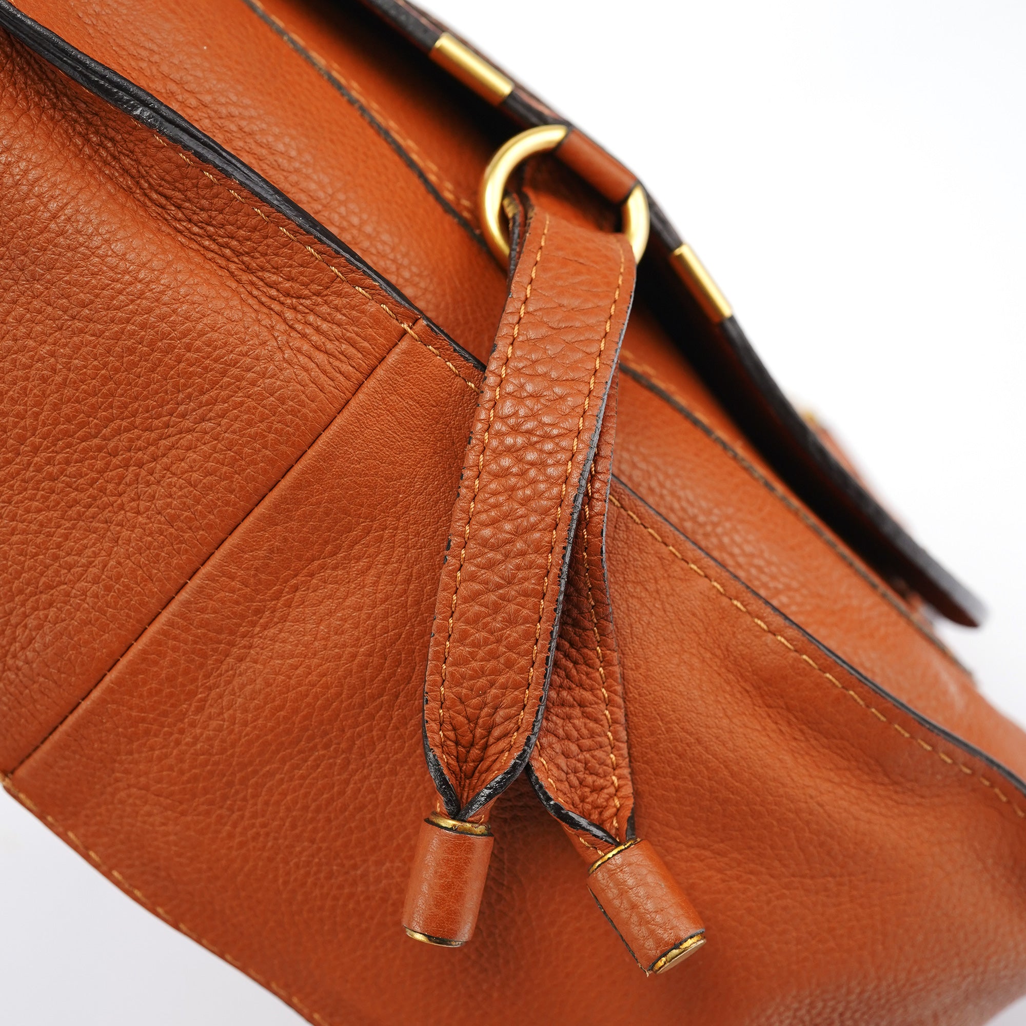Brown Leather Marcie 2-Way Bag
