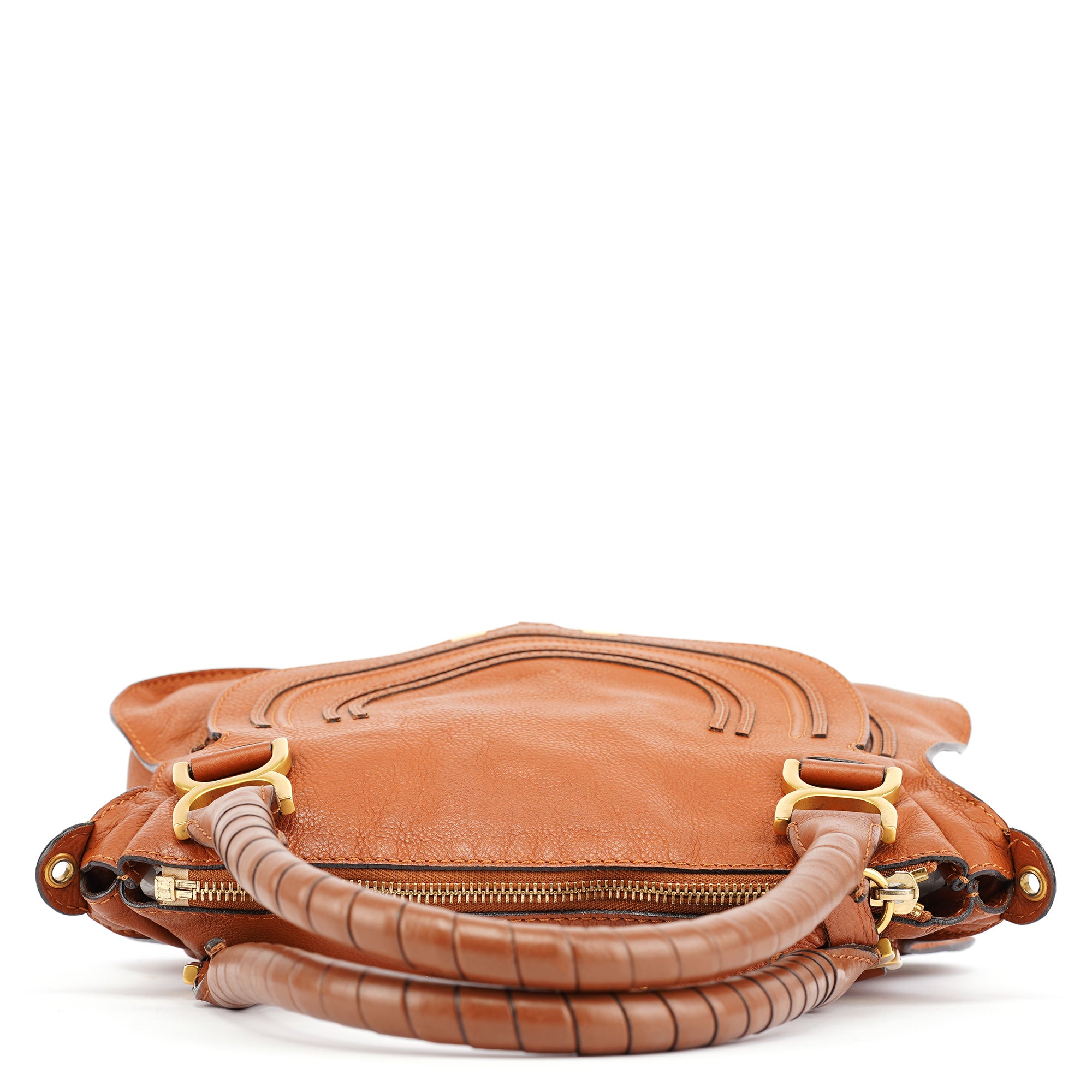 Brown Leather Marcie 2-Way Bag