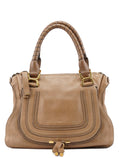 Brown Leather Marcie Handbag