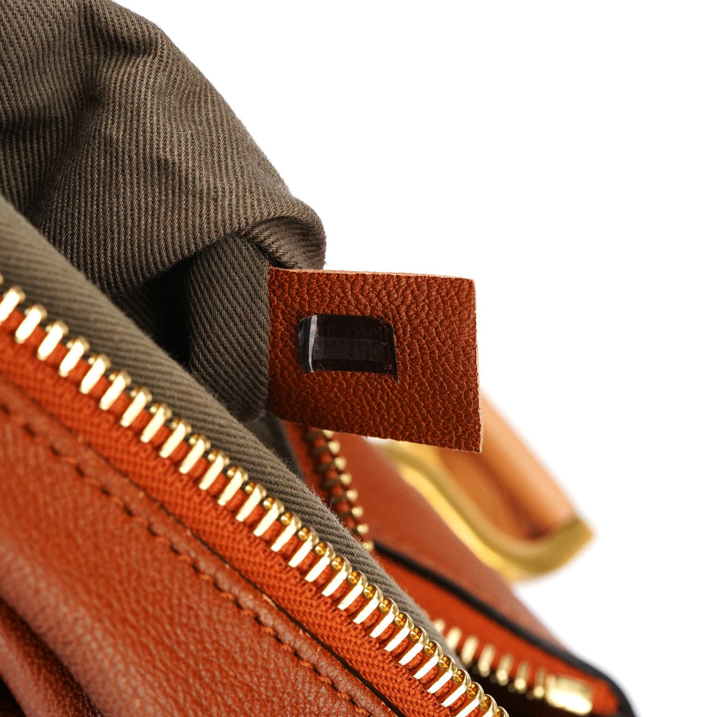Brown Leather Marcie Pocket 2-Way Bag