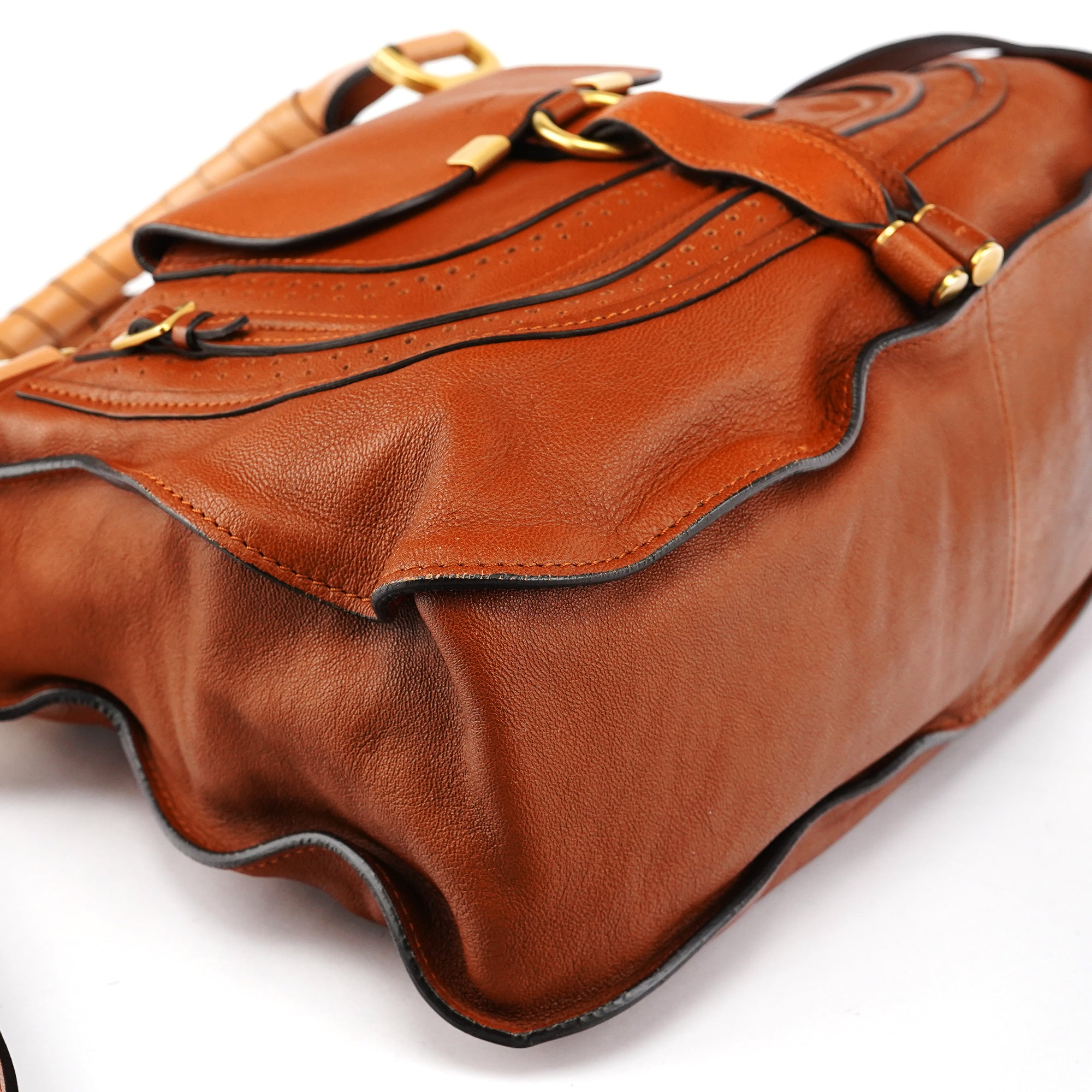 Brown Leather Marcie Pocket 2-Way Bag