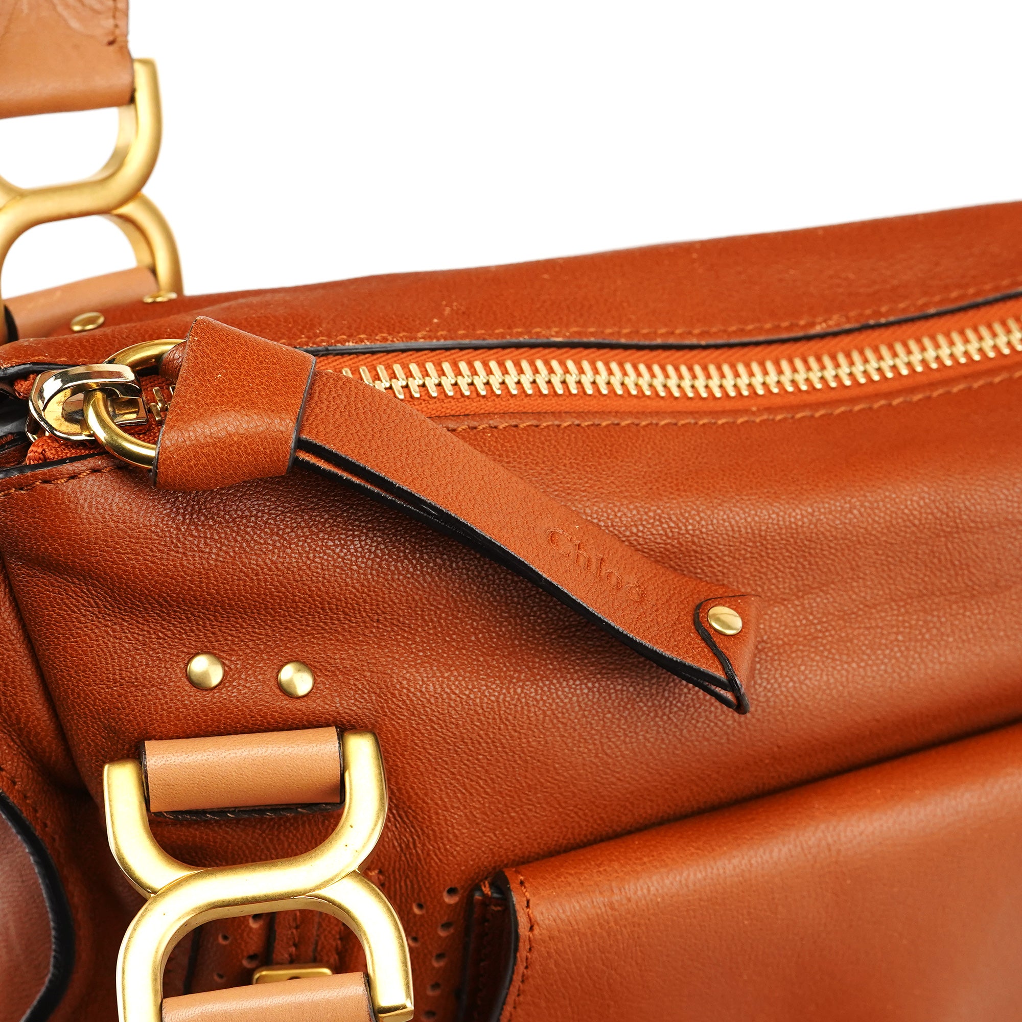 Brown Leather Marcie Pocket 2-Way Bag