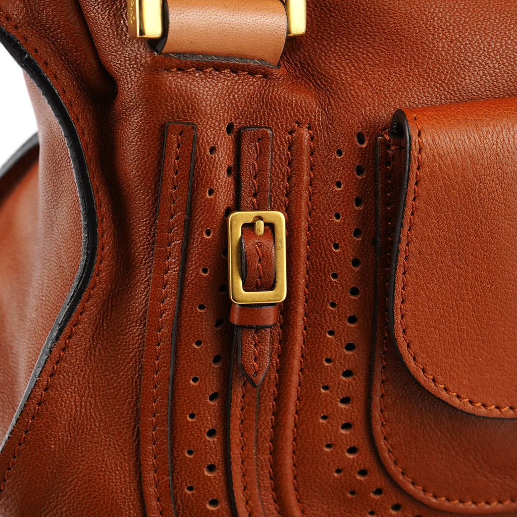 Brown Leather Marcie Pocket 2-Way Bag