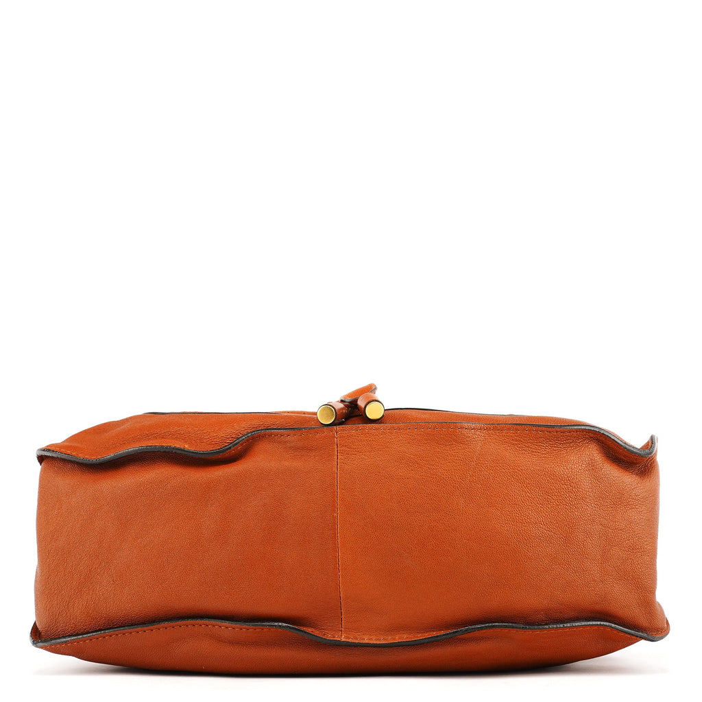 Brown Leather Marcie Pocket 2-Way Bag