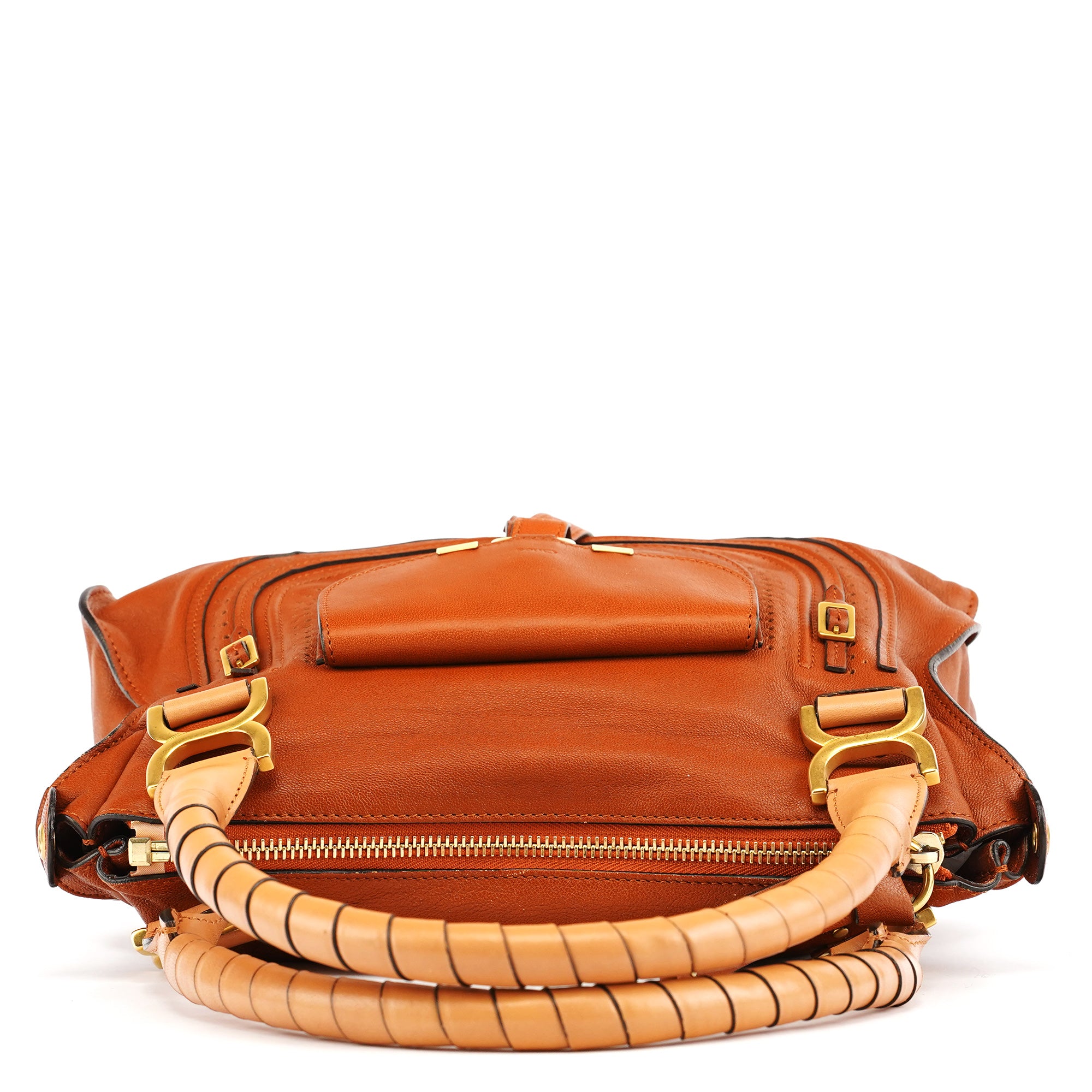 Brown Leather Marcie Pocket 2-Way Bag