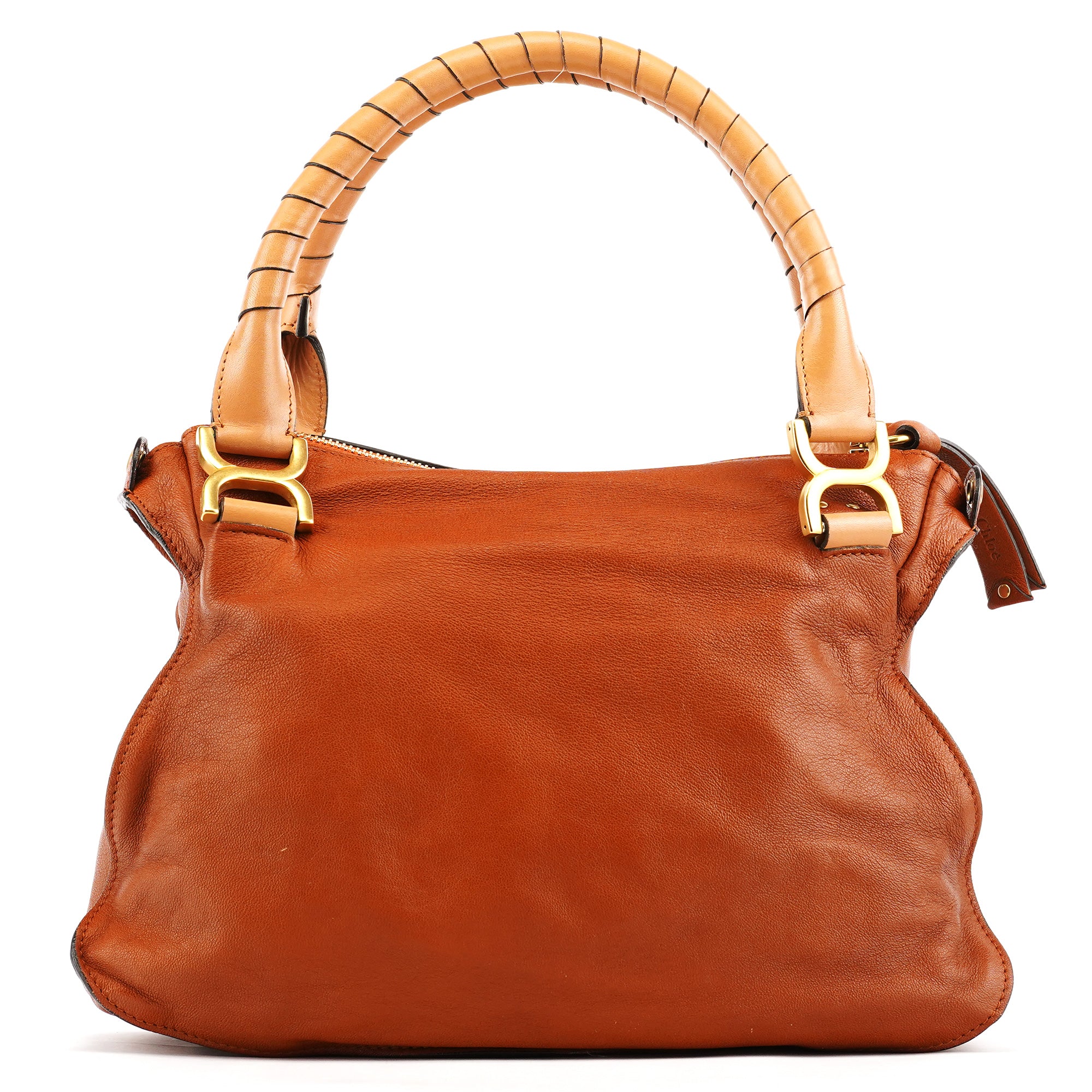 Brown Leather Marcie Pocket 2-Way Bag