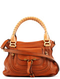Brown Leather Marcie Pocket 2-Way Bag