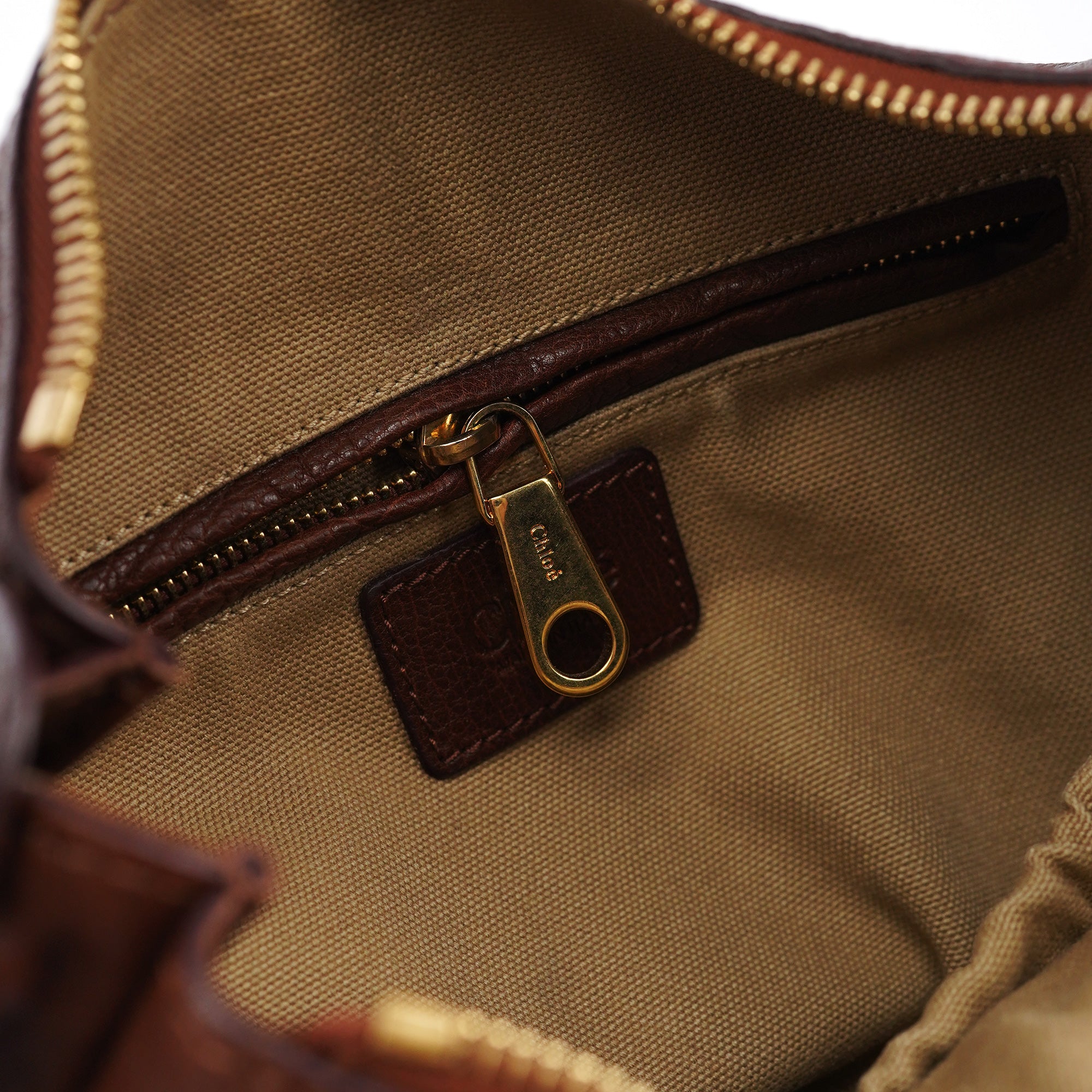 Brown Leather Marcie Shoulder Bag