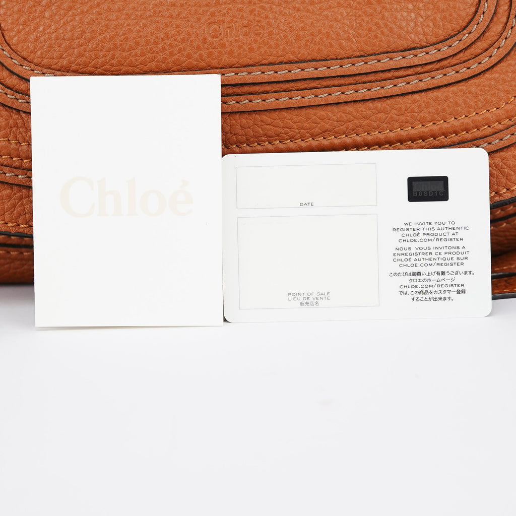 Brown Leather Marcie Shoulder Bag