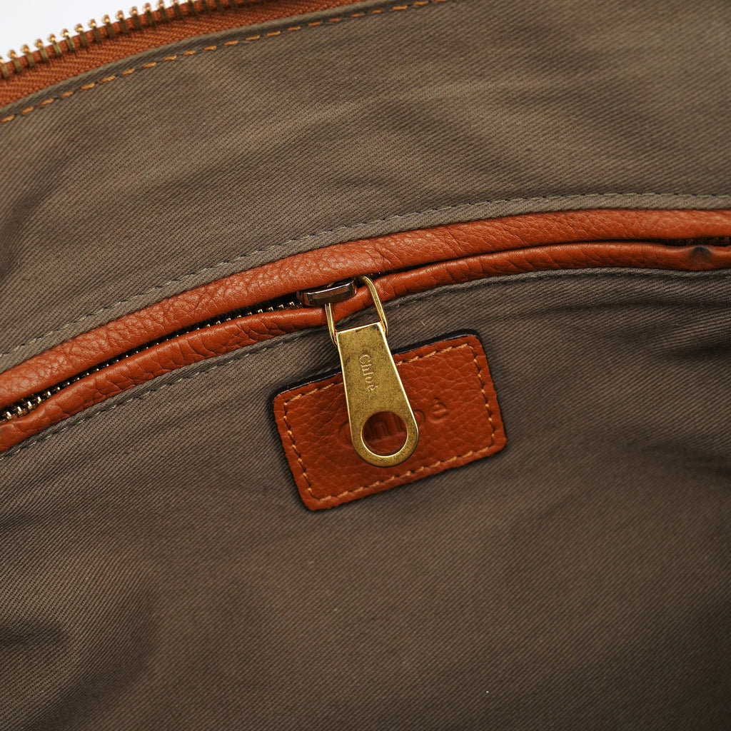 Brown Leather Marcie Shoulder Bag