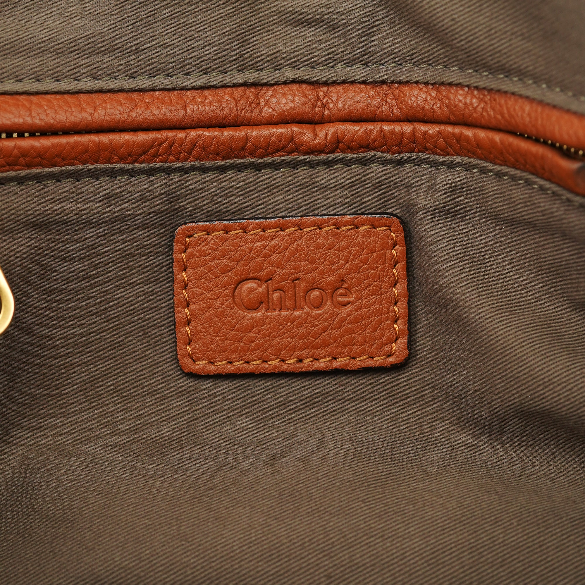 Brown Leather Marcie Shoulder Bag
