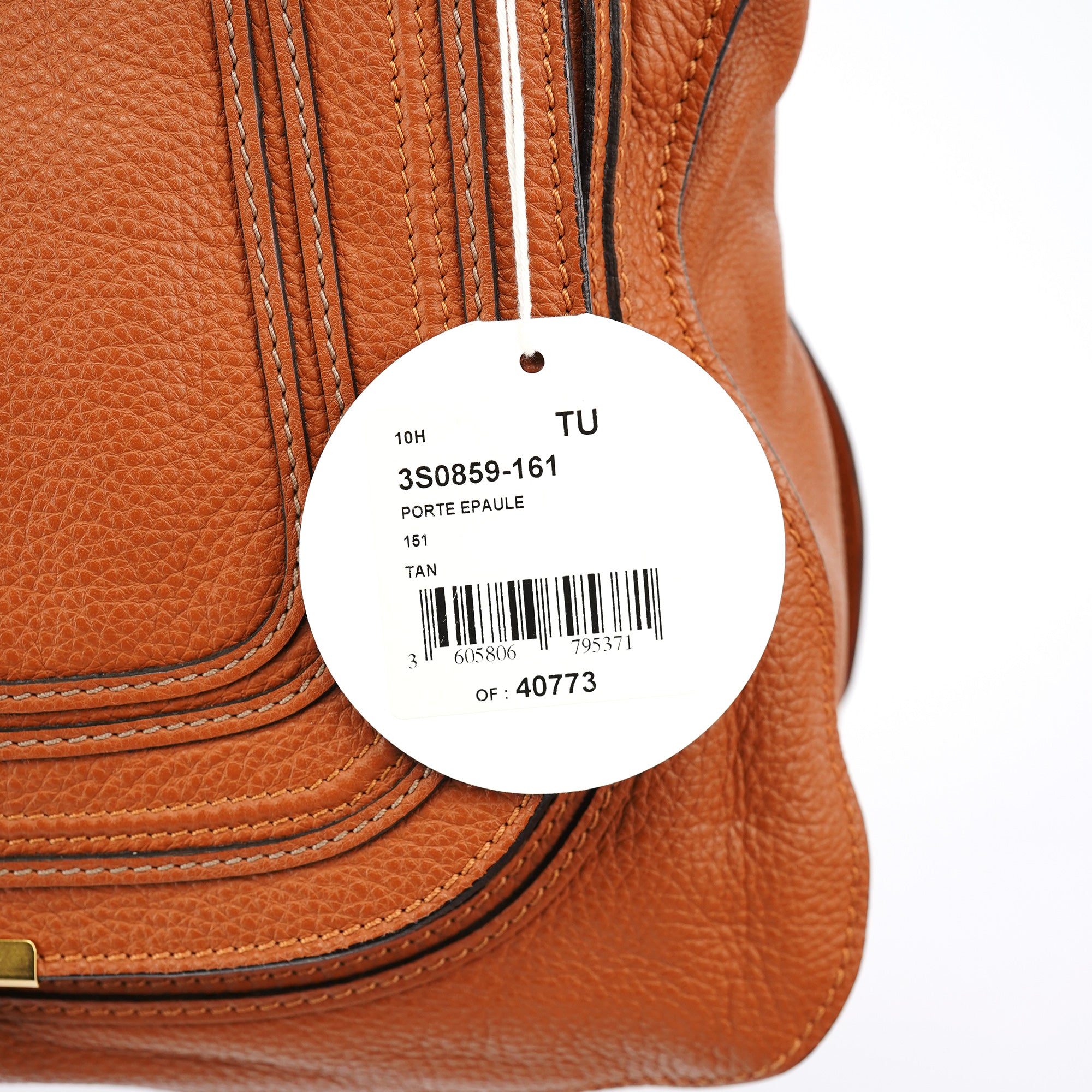 Brown Leather Marcie Shoulder Bag