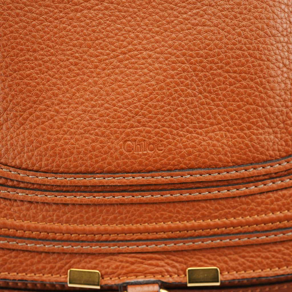 Brown Leather Marcie Shoulder Bag