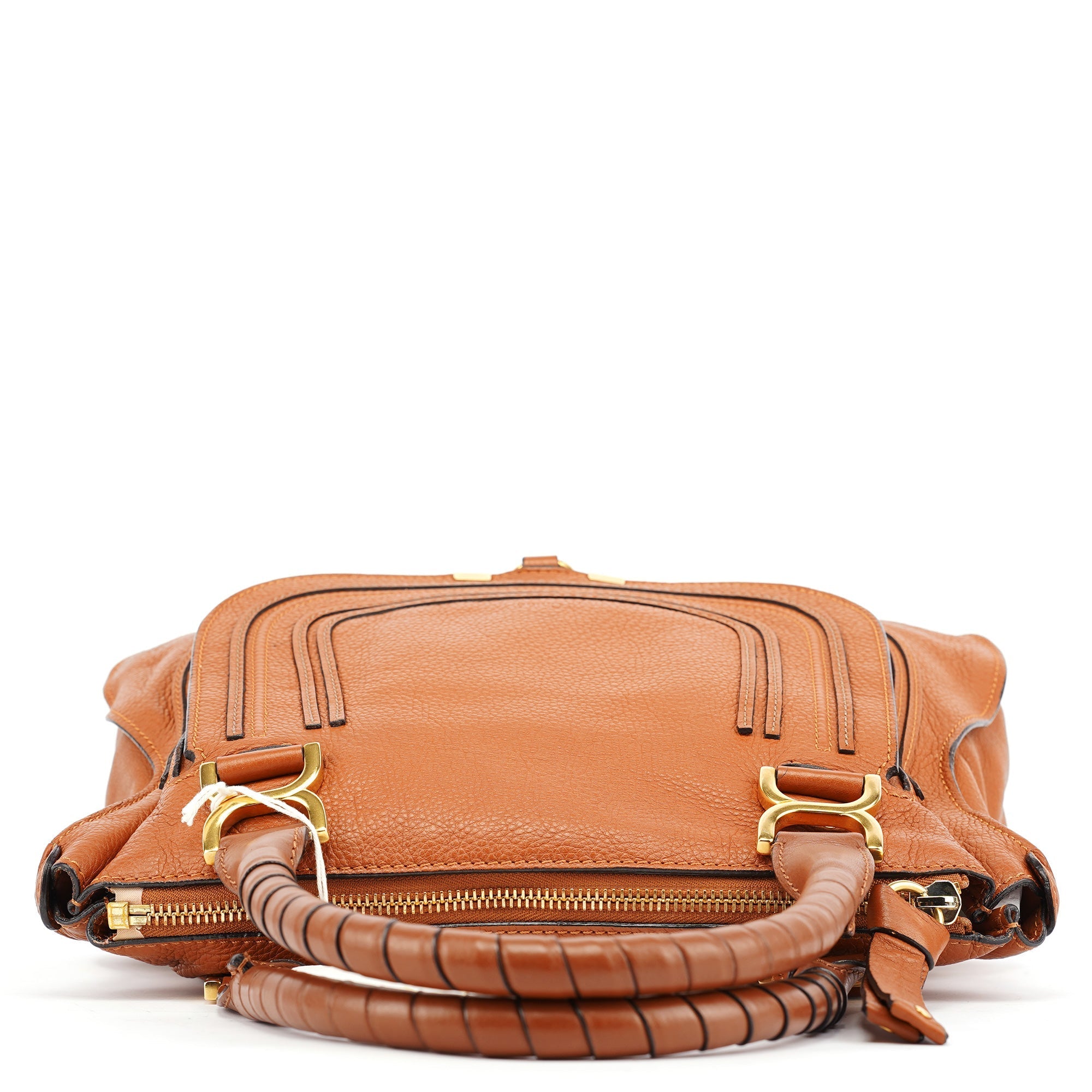Brown Leather Marcie Shoulder Bag