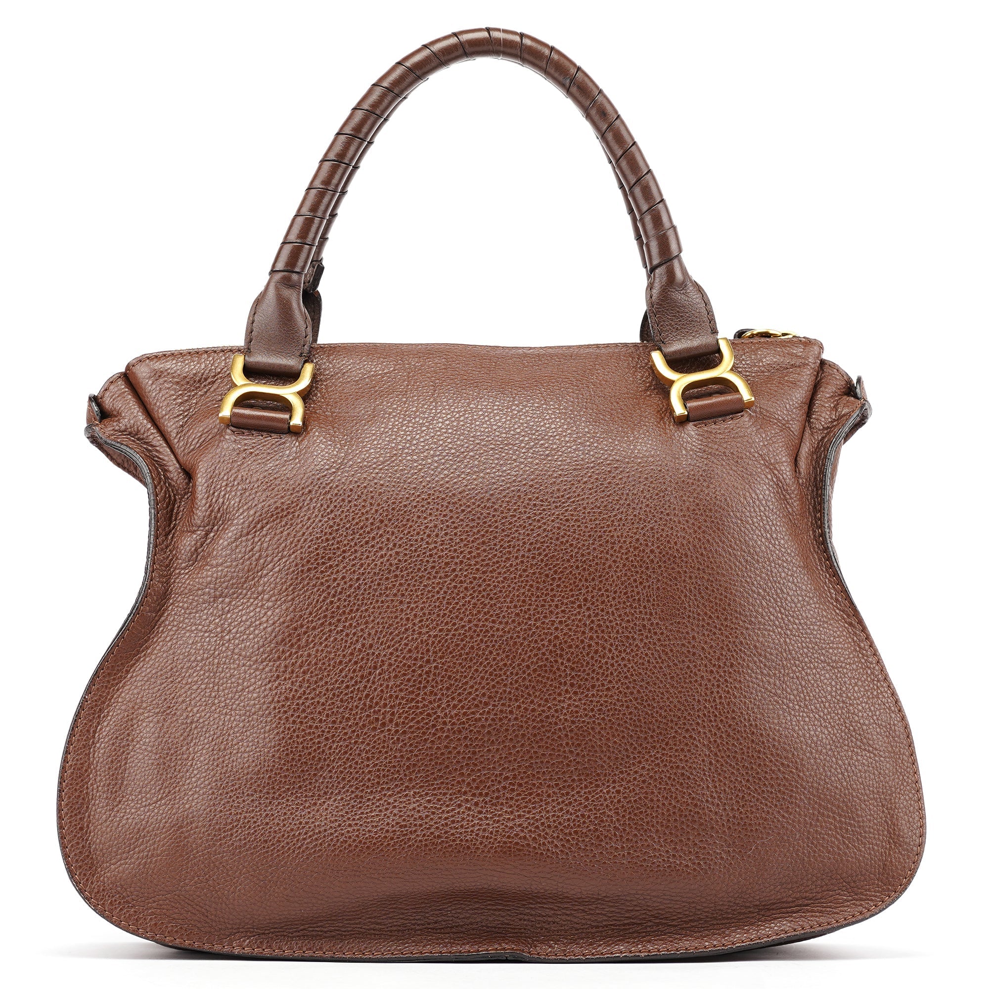 Brown Leather Marcie Tote Bag