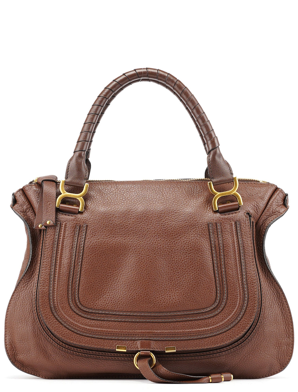 Brown Leather Marcie Tote Bag