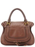 Brown Leather Marcie Tote Bag
