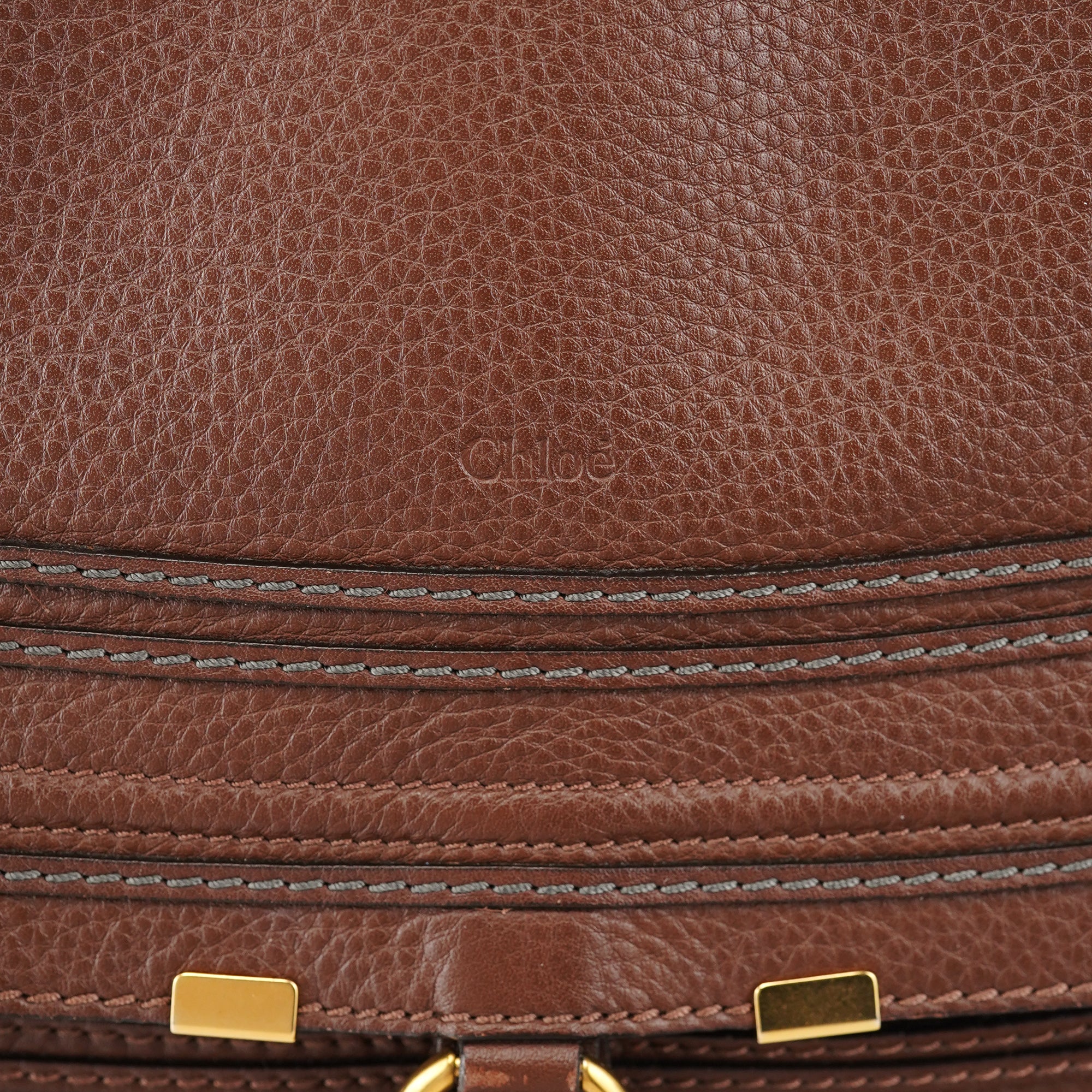 Brown Leather Marcie Tote Bag