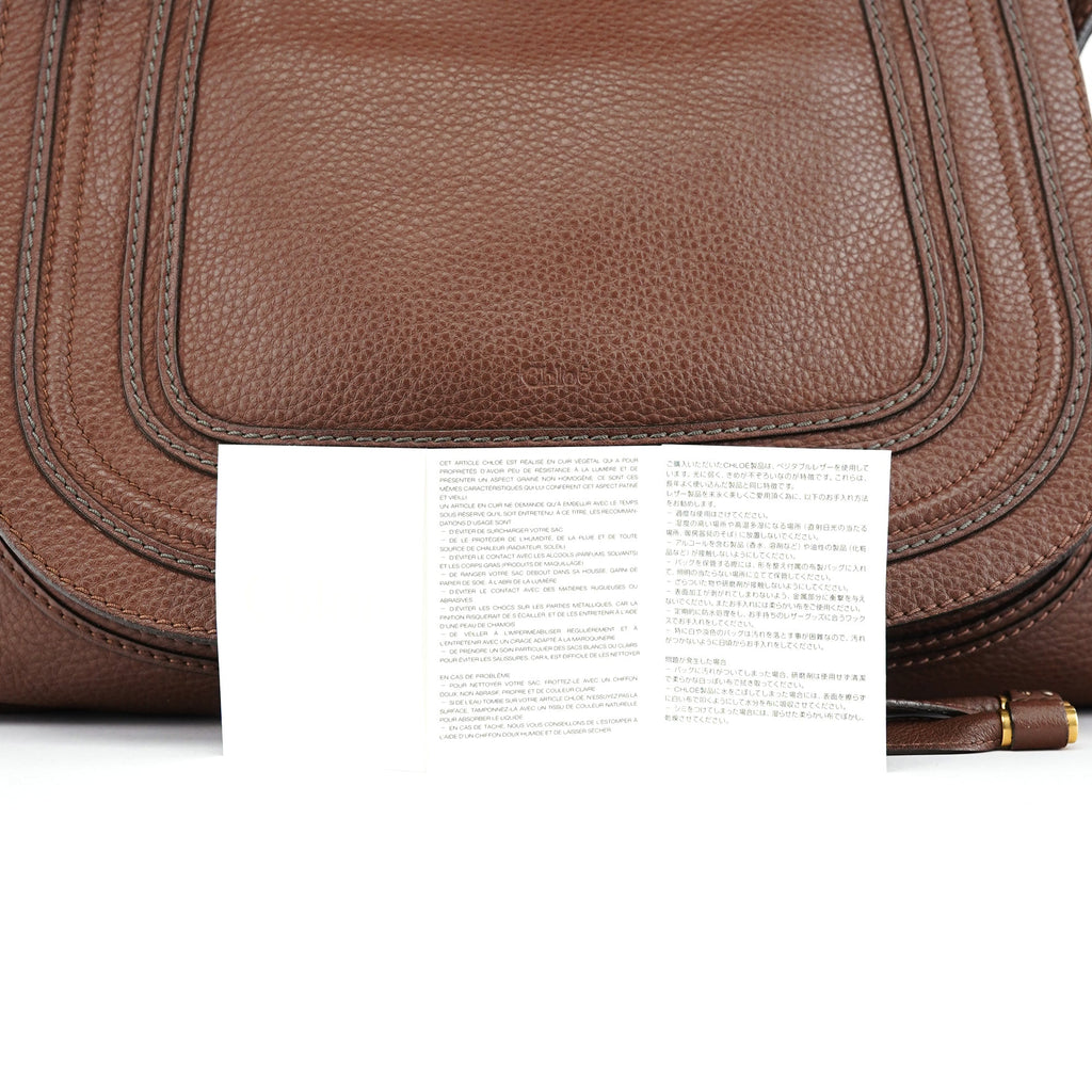 Brown Leather Marcie Tote Bag