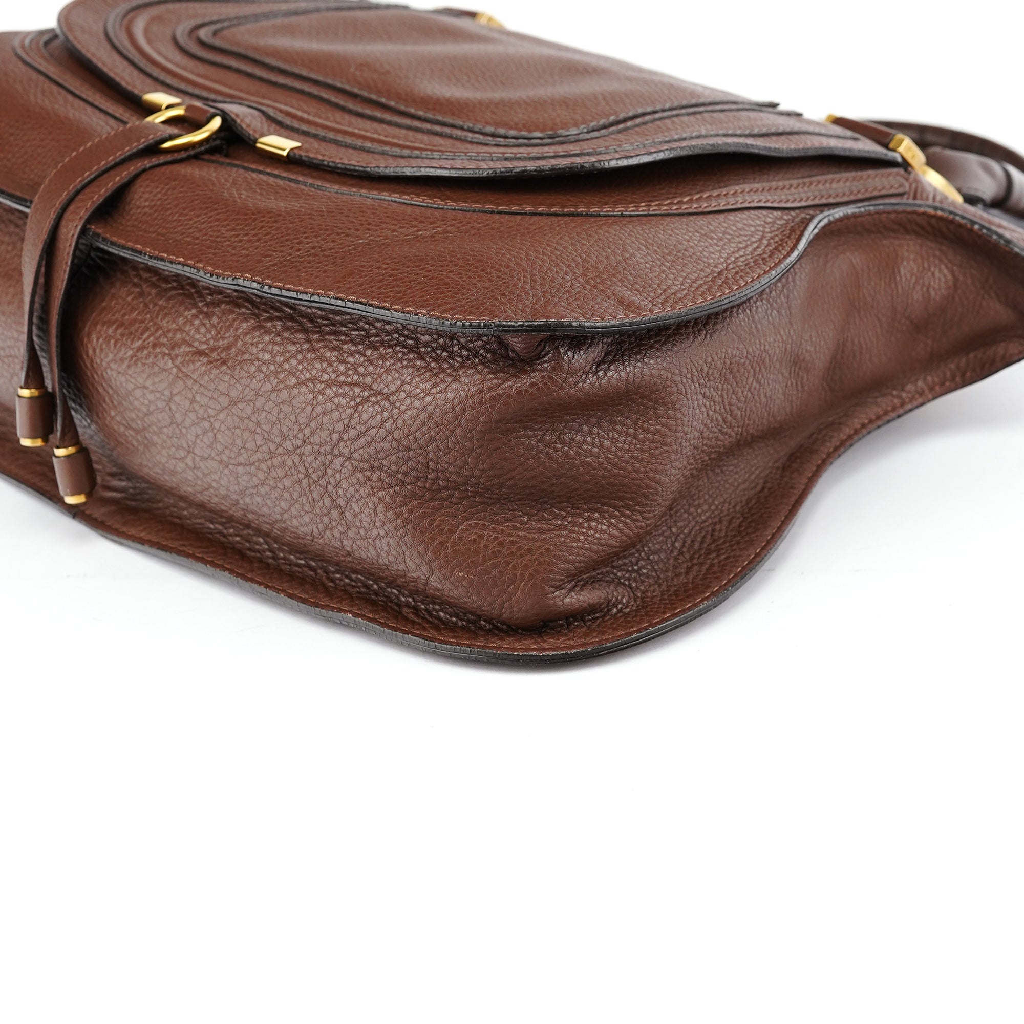 Brown Leather Marcie Tote Bag