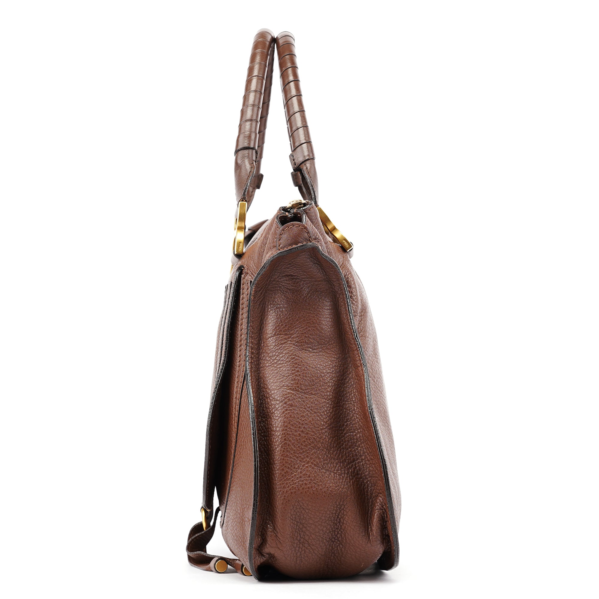 Brown Leather Marcie Tote Bag