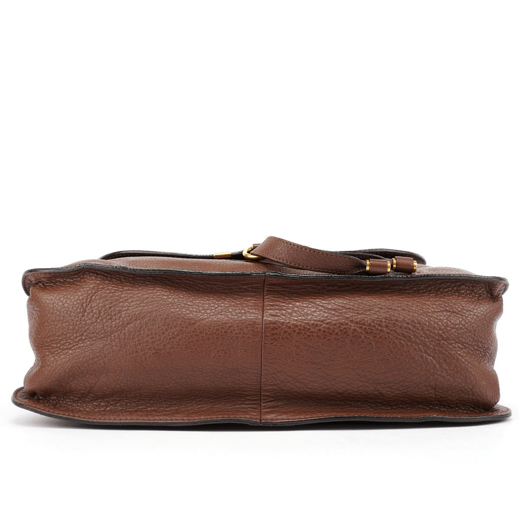 Brown Leather Marcie Tote Bag