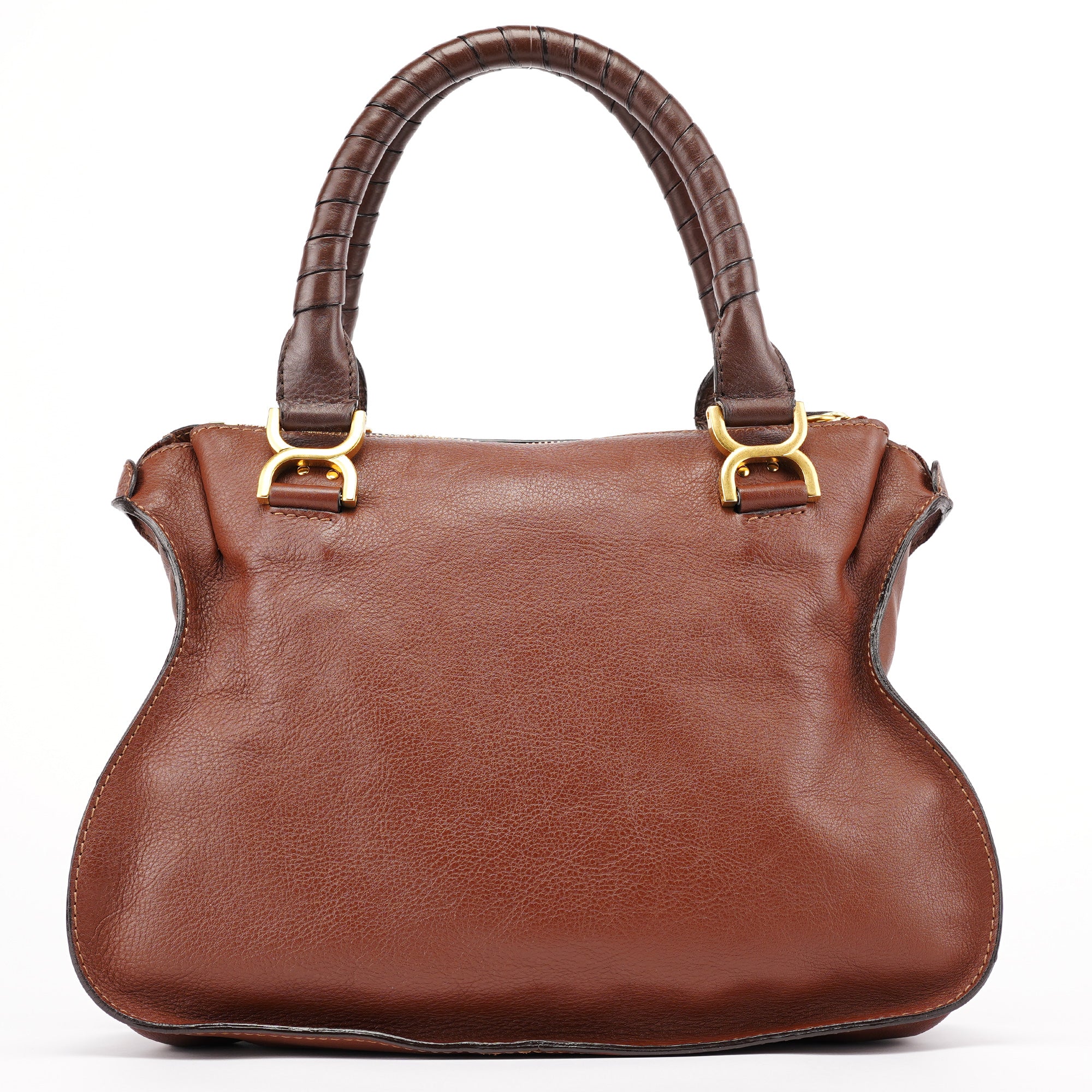 Brown Leather Marcie Tote Bag