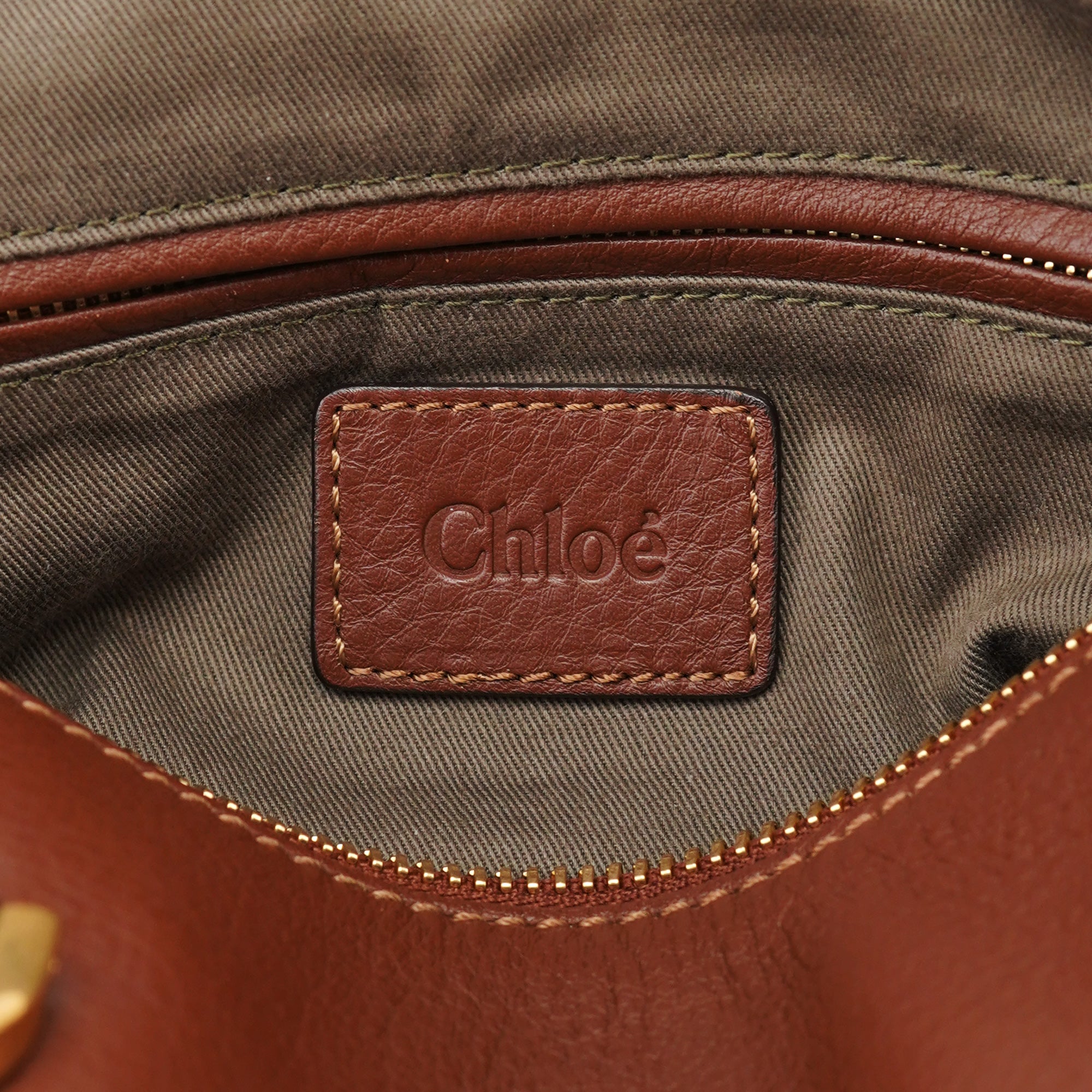 Brown Leather Marcie Tote Bag