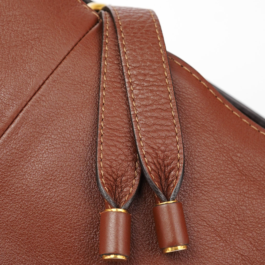 Brown Leather Marcie Tote Bag
