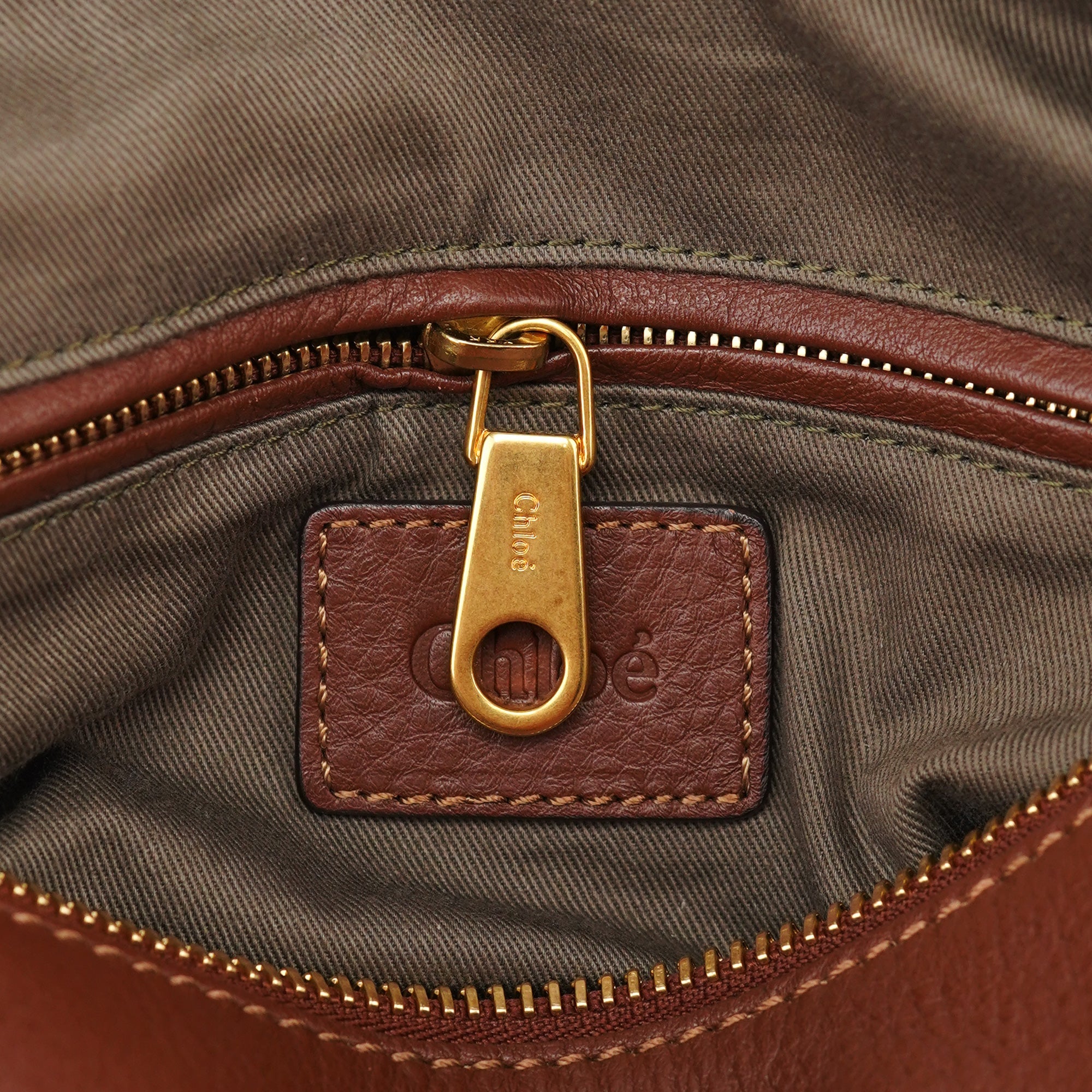 Brown Leather Marcie Tote Bag