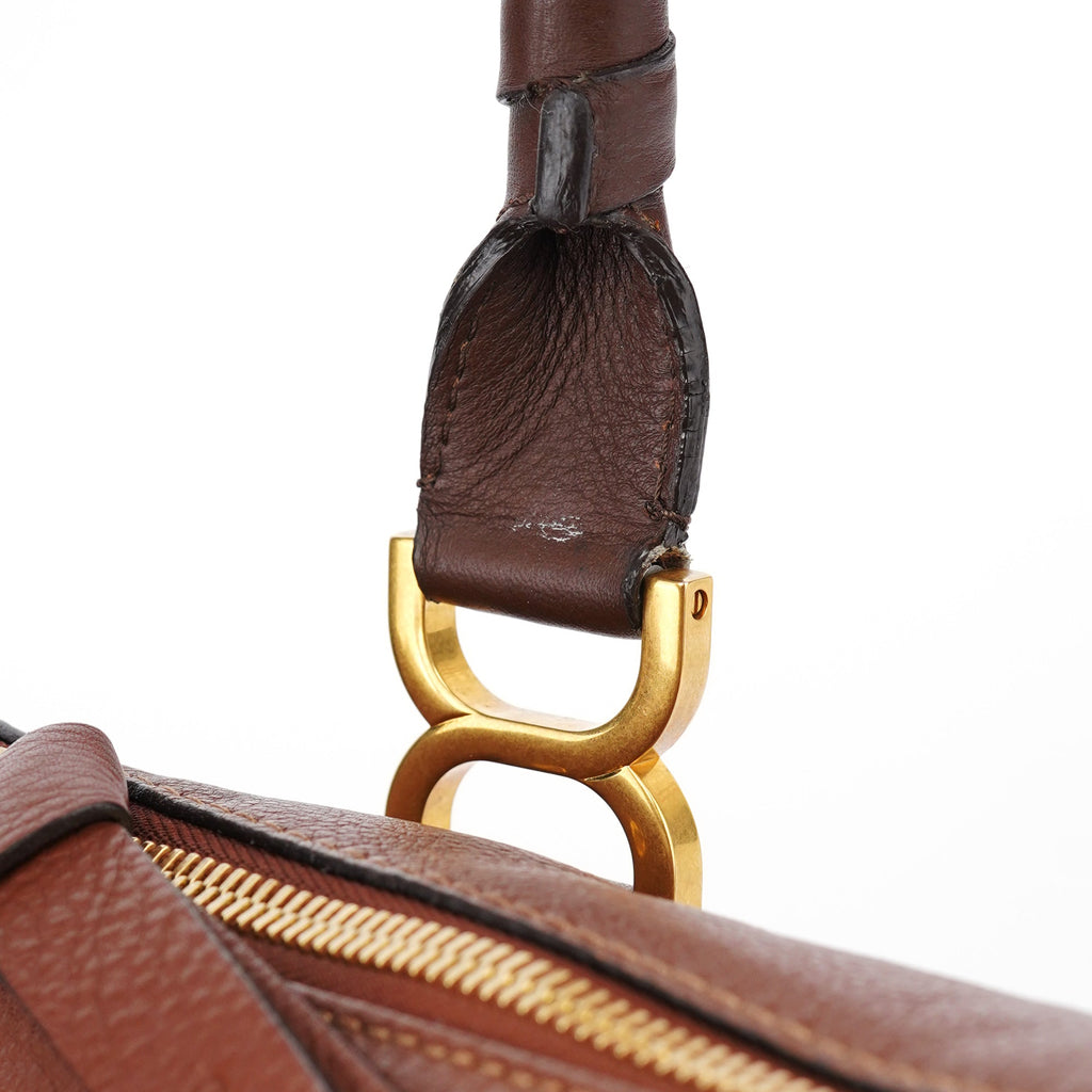 Brown Leather Marcie Tote Bag