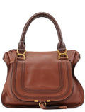 Brown Leather Marcie Tote Bag