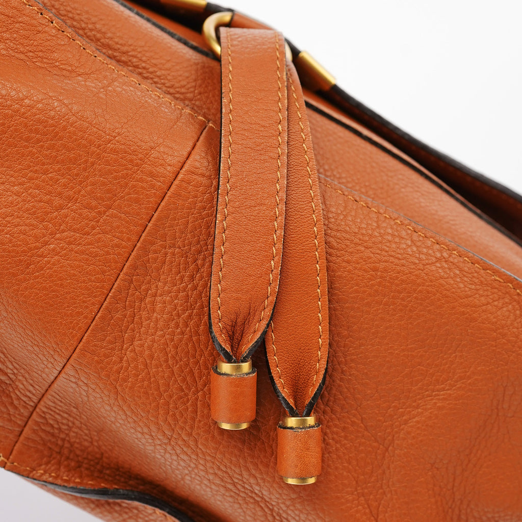 Brown Leather Marcie Tote Bag