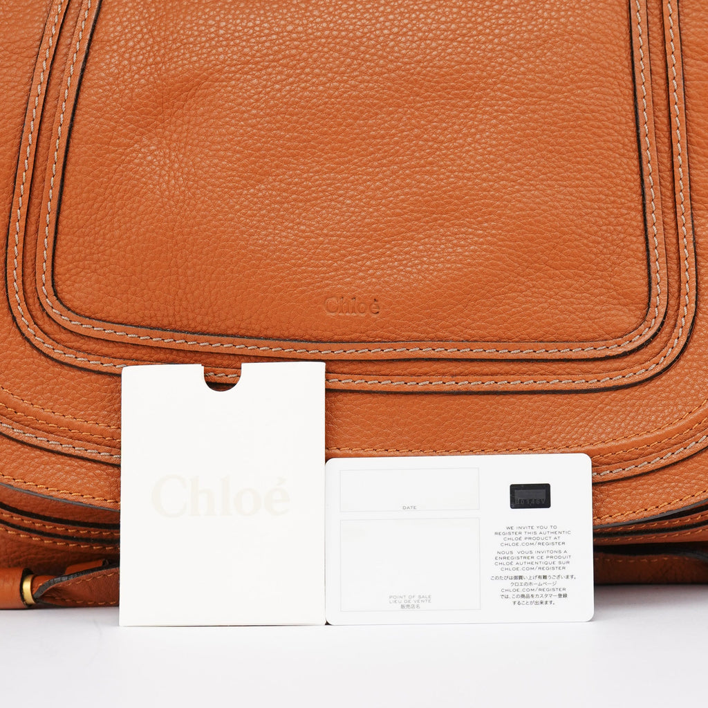 Brown Leather Marcie Tote Bag