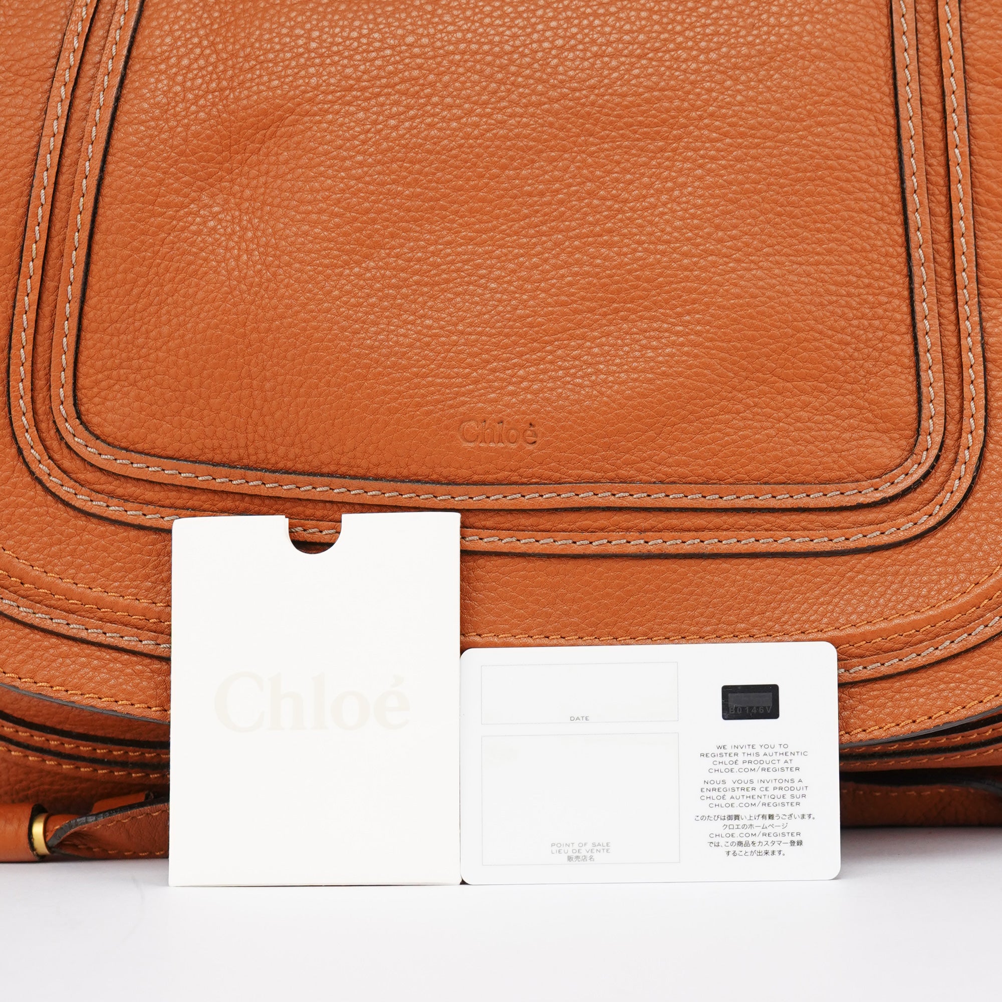 Brown Leather Marcie Tote Bag