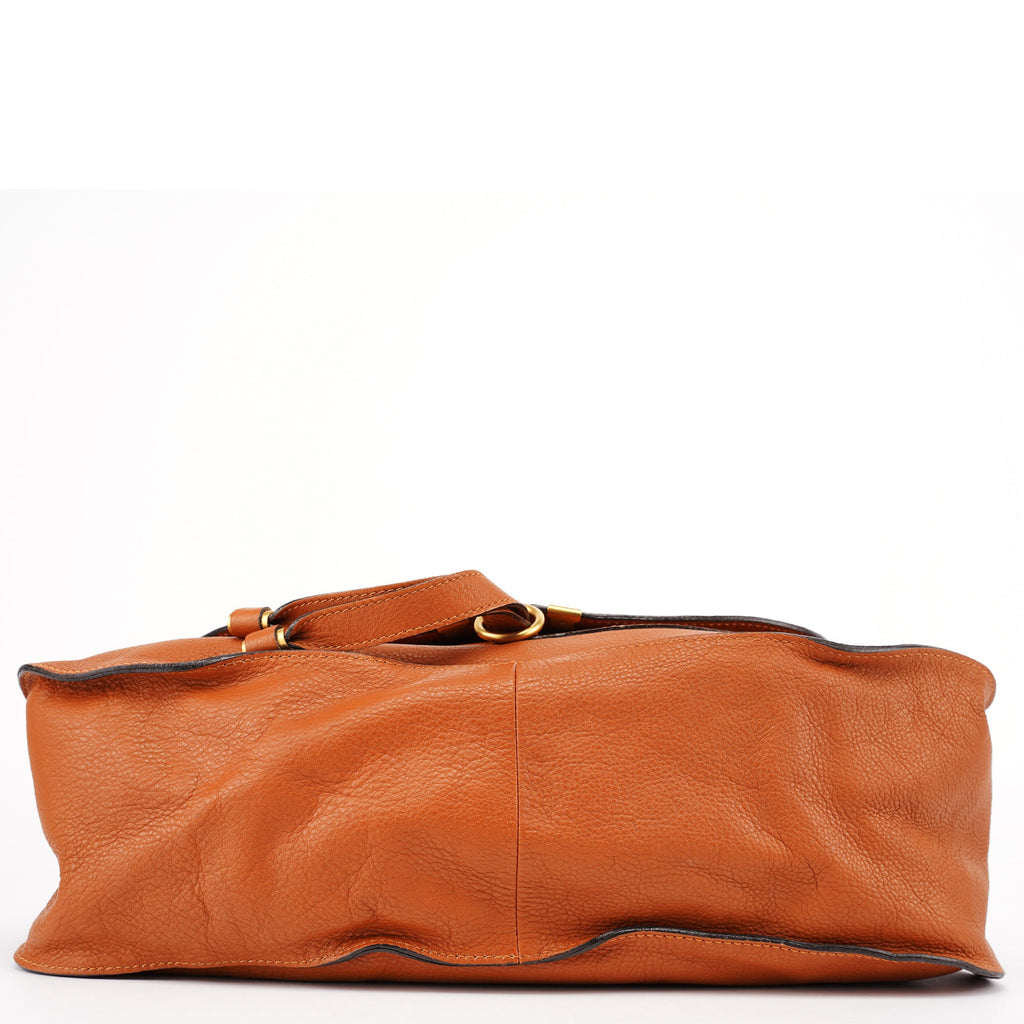 Brown Leather Marcie Tote Bag