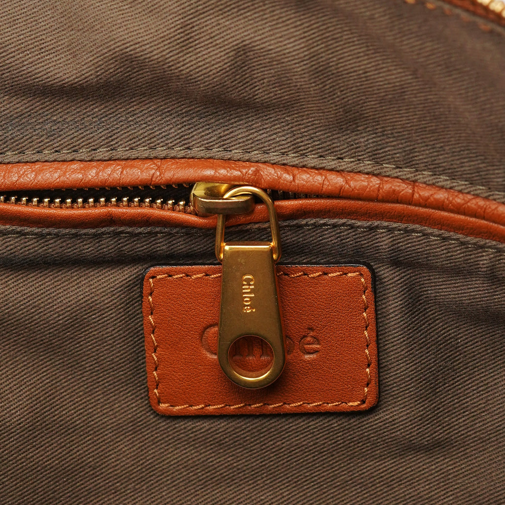 Brown Leather Marcie Tote Bag